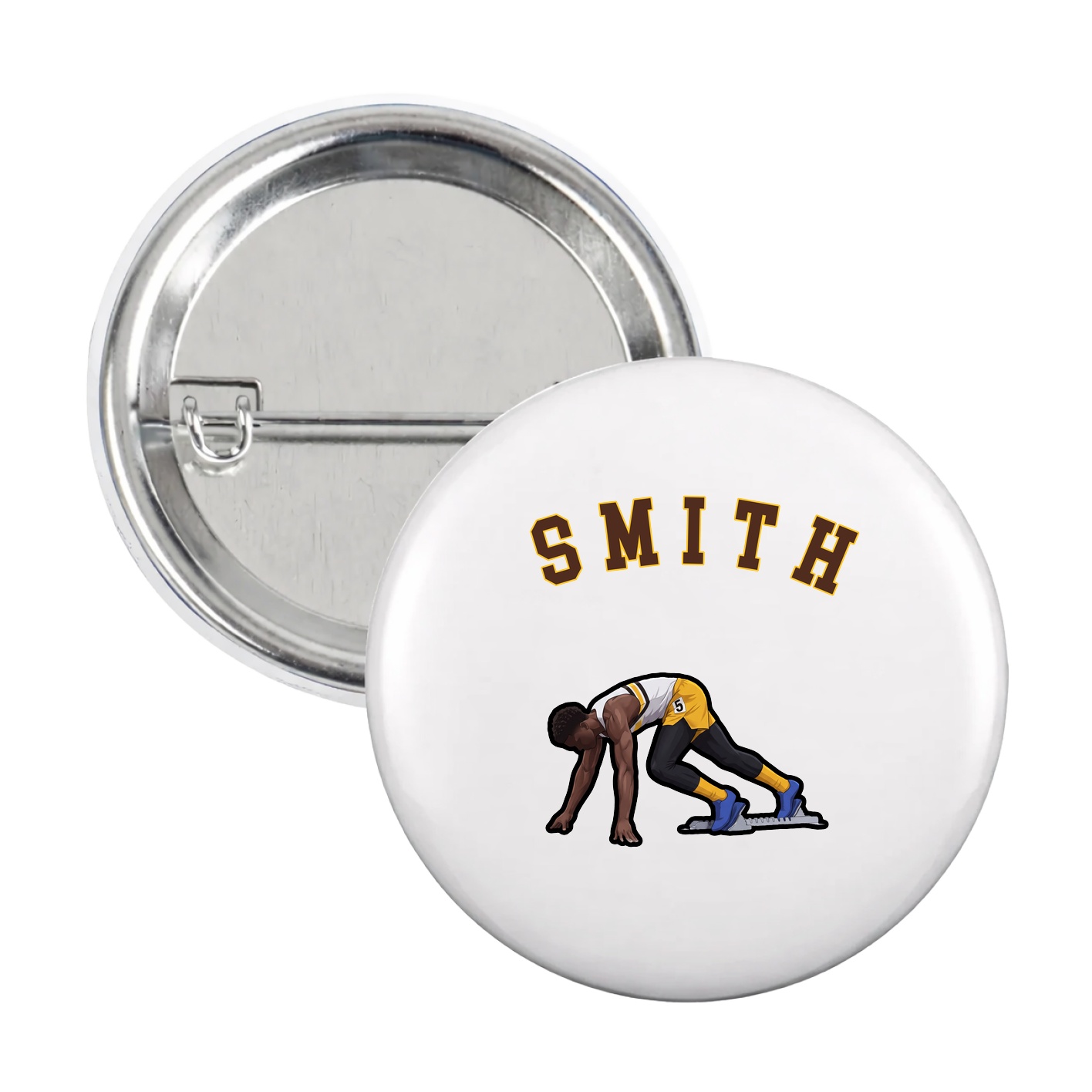 Game Day Button — Shirsey Arch in White
