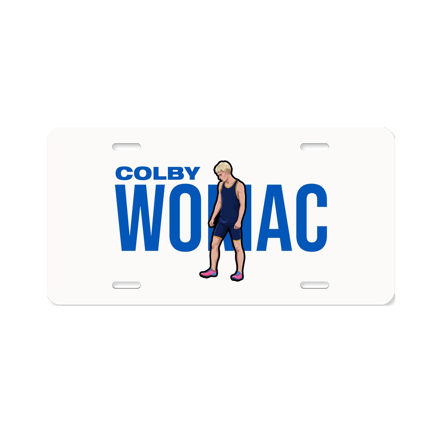 License Plate — Player Name in Classic