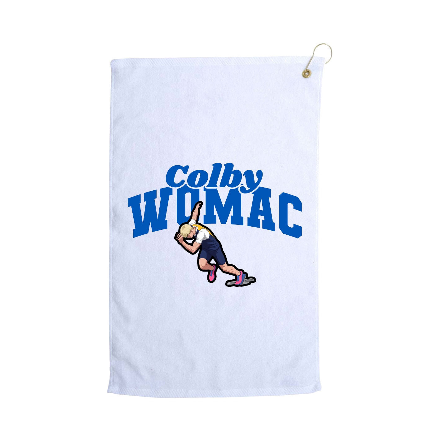 Golf Towel — Signature Arch in White