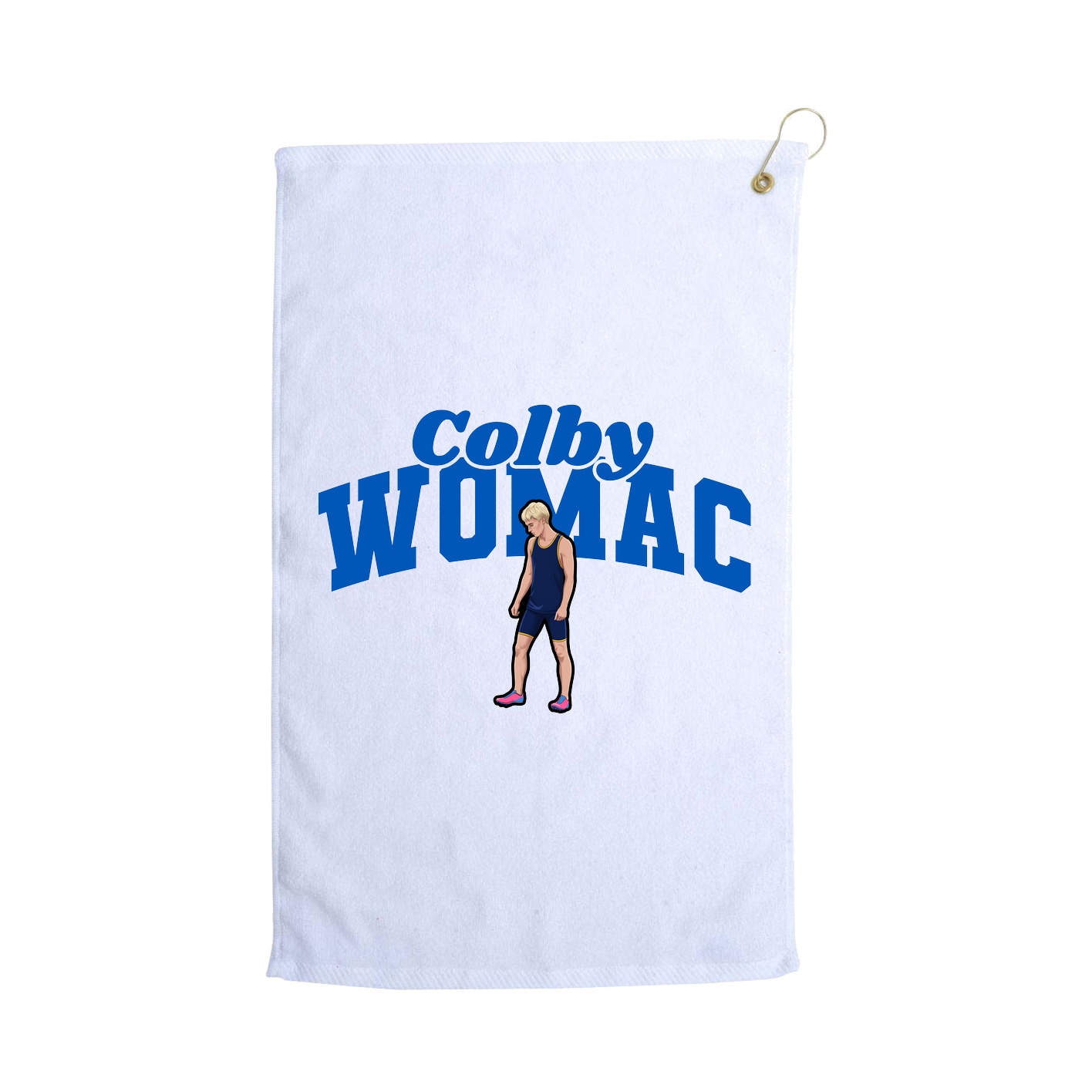 Golf Towel — Signature Arch in White