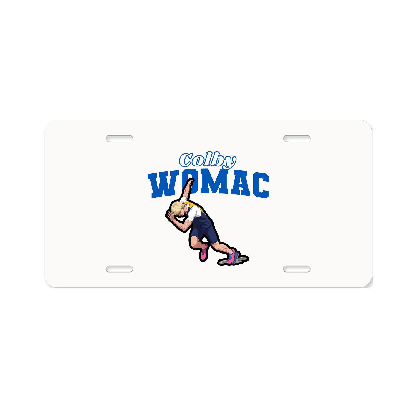 License Plate — Name Arch in Classic