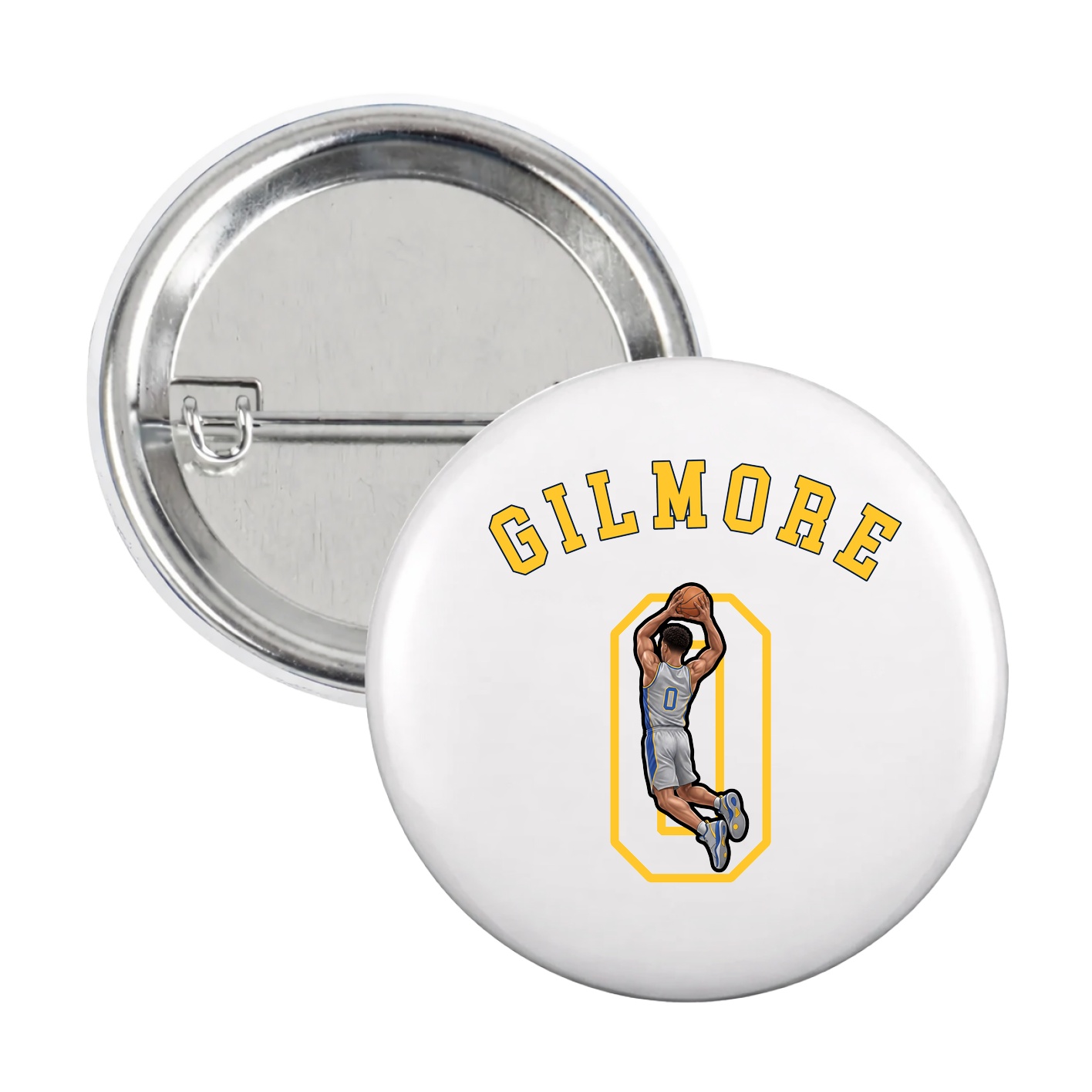 Game Day Button — Shirsey Arch in White