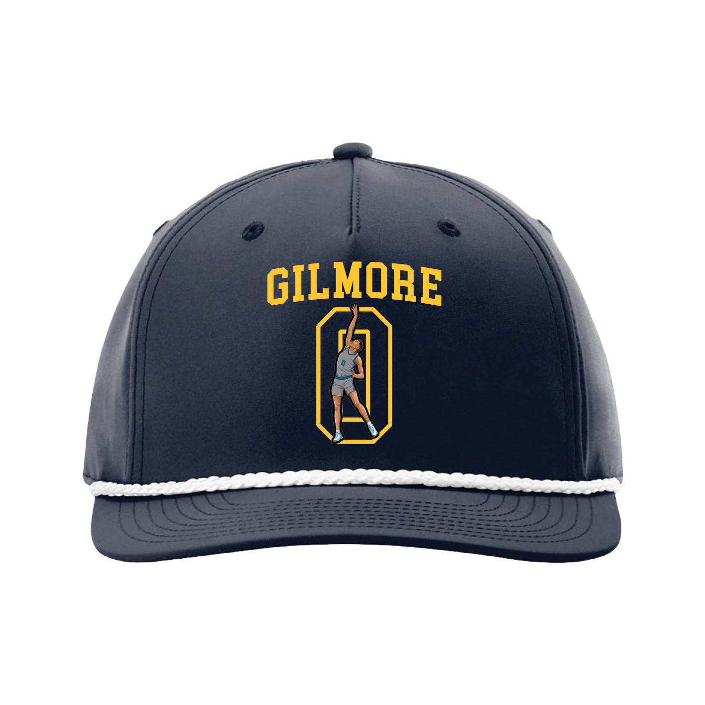 Five-Panel Classic Rope Cap — Shirsey in Navy