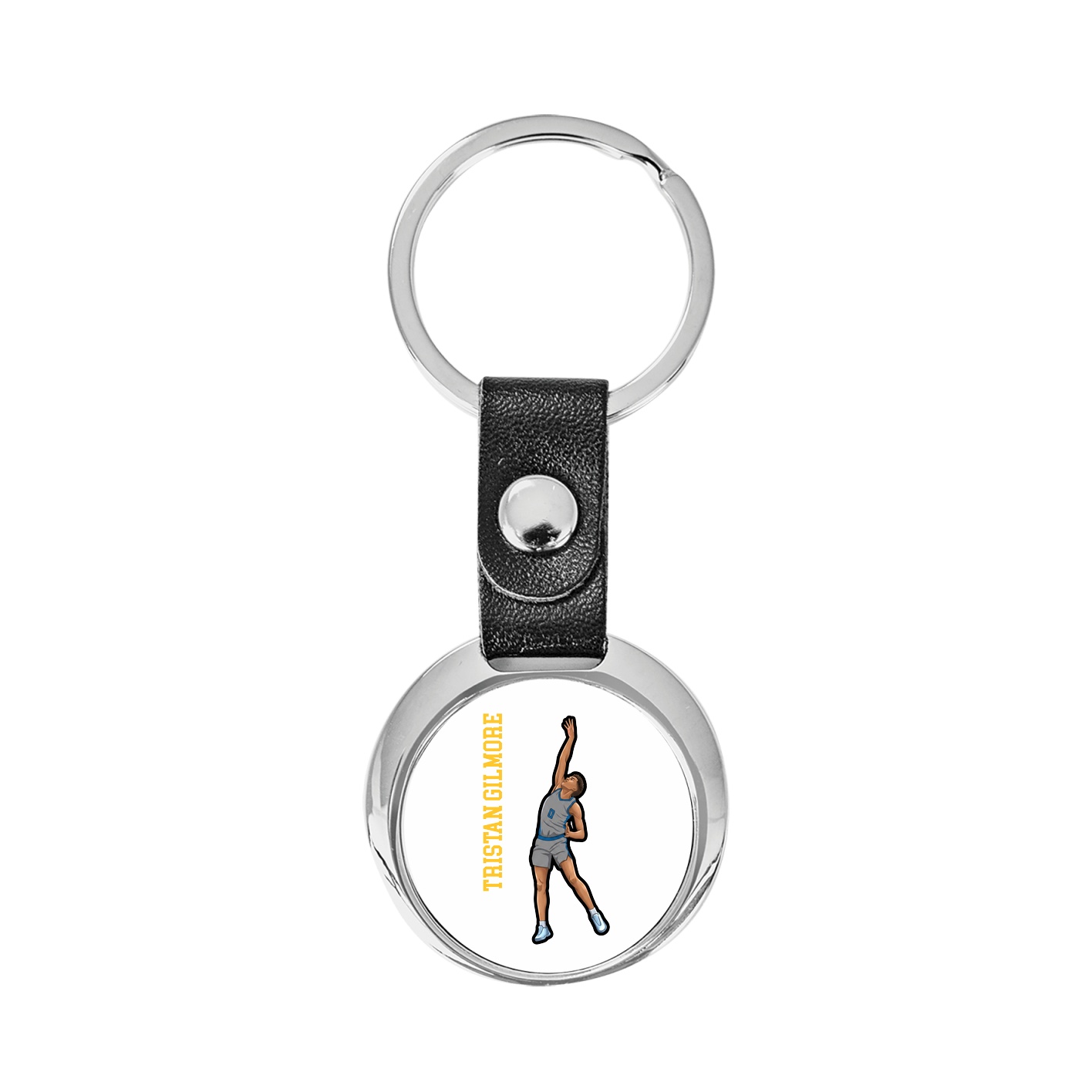 Key Chain — Name Vertical in Classic