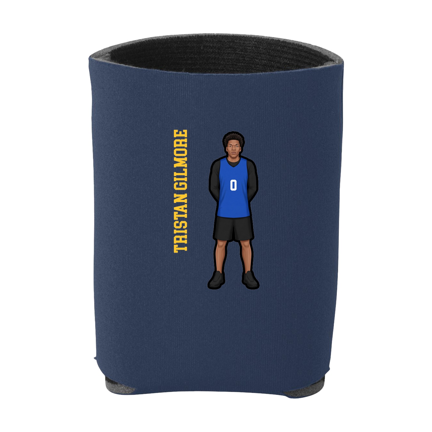 Can Holder — Name Vertical in Navy