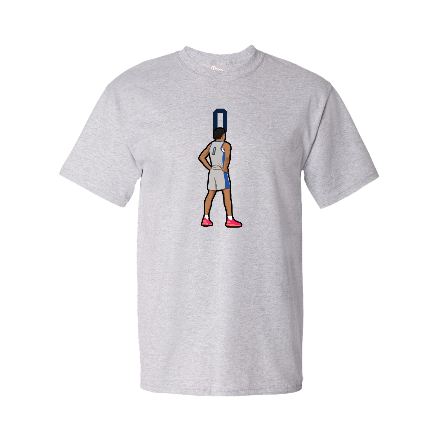 Tee — Number Top in Grey