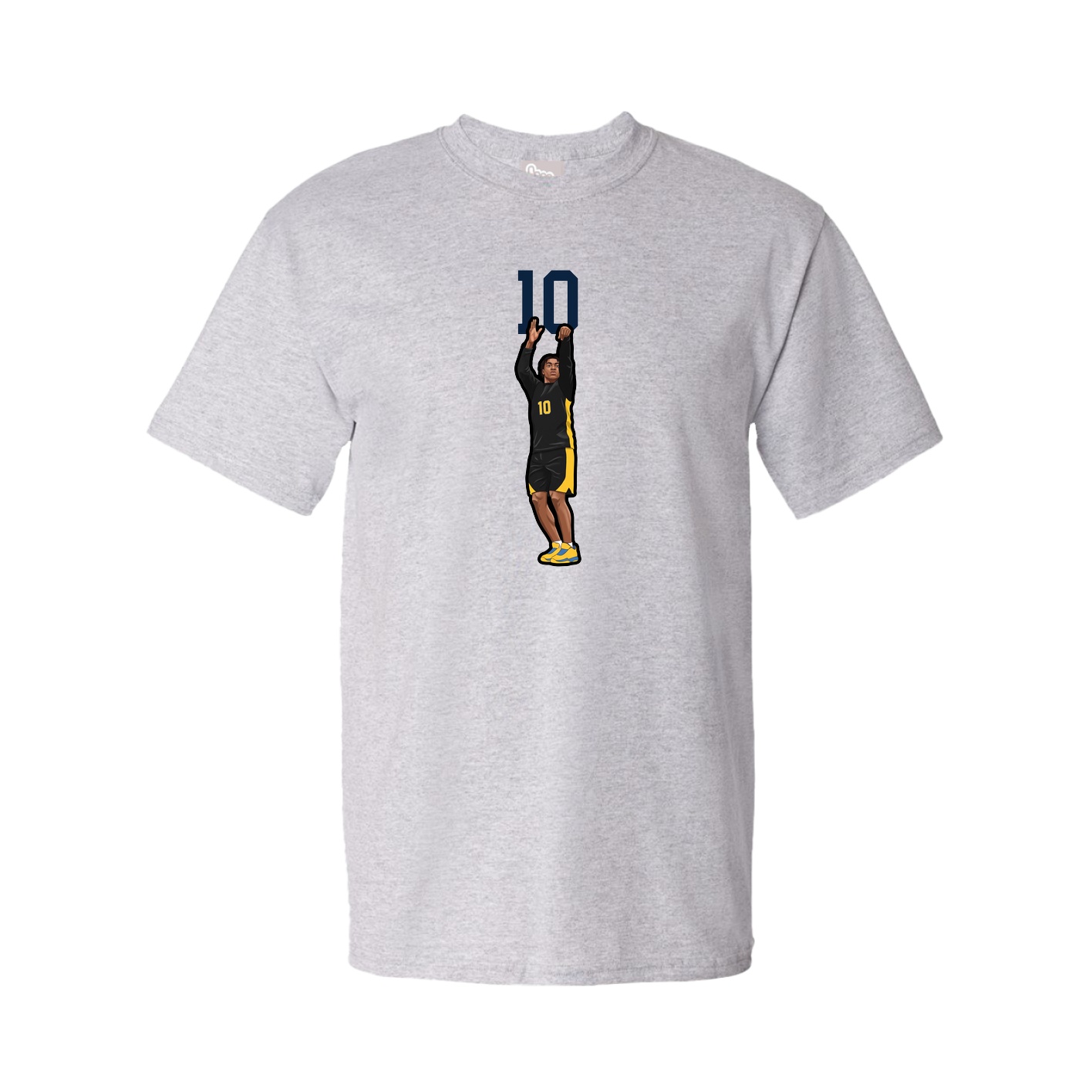 Tee — Number Top in Grey