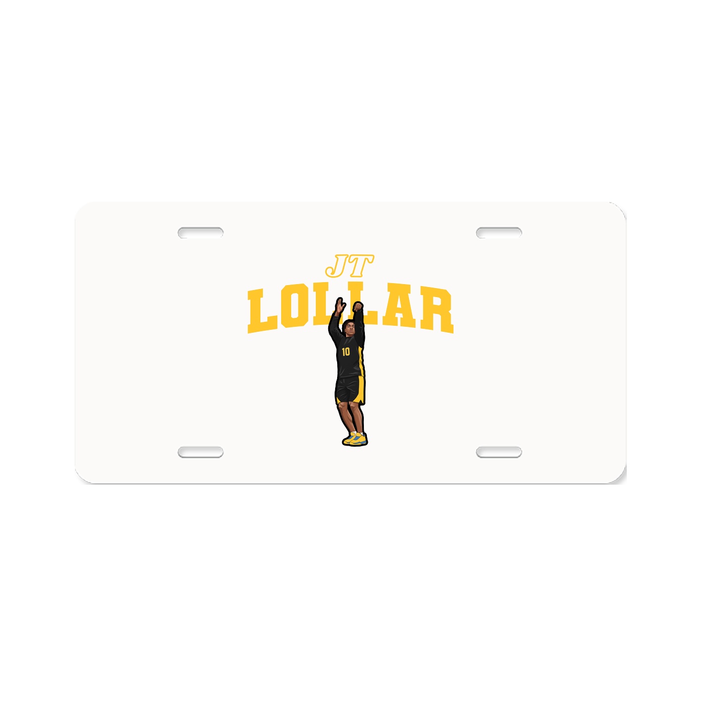 License Plate — Name Arch in Classic