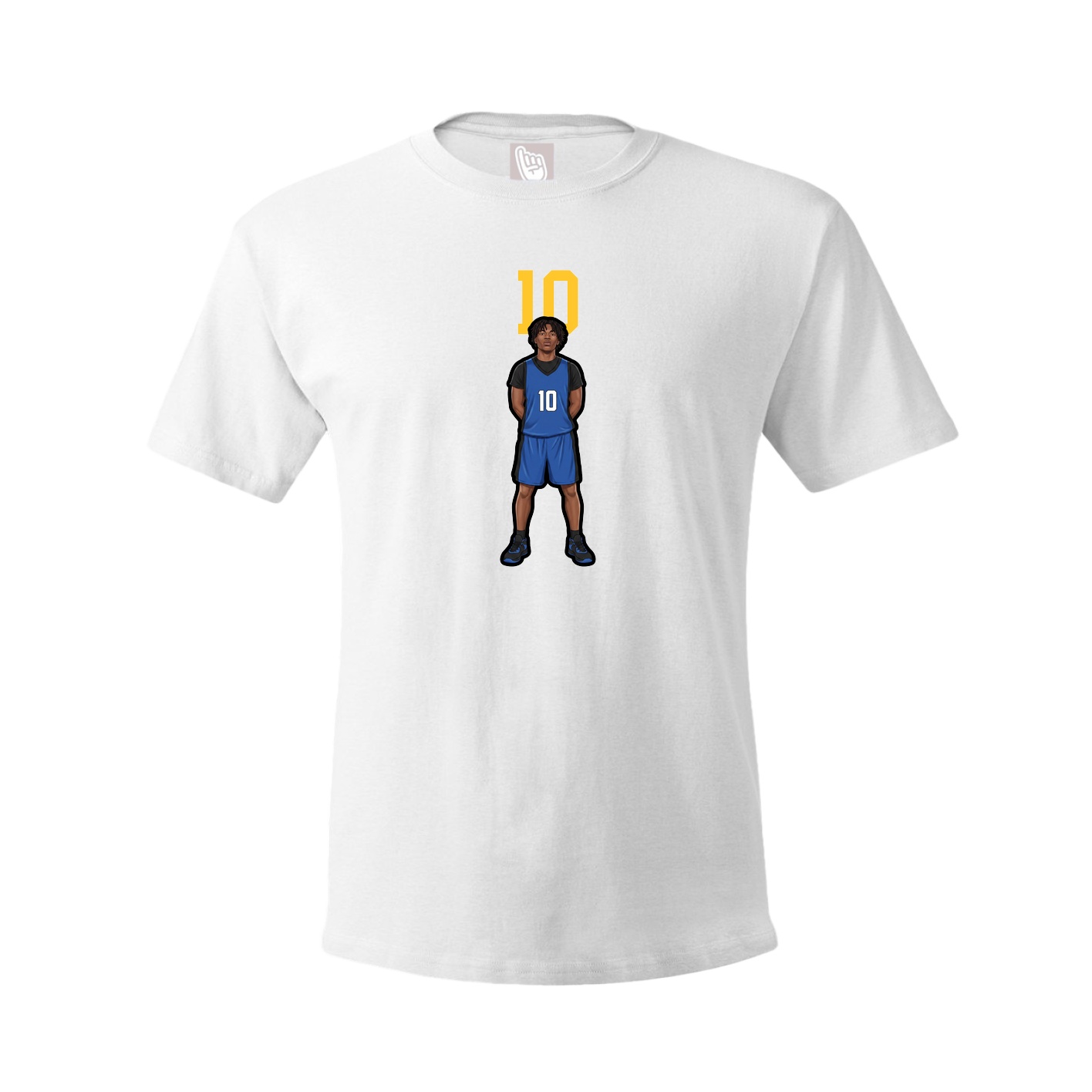 Tee — Number Top in White
