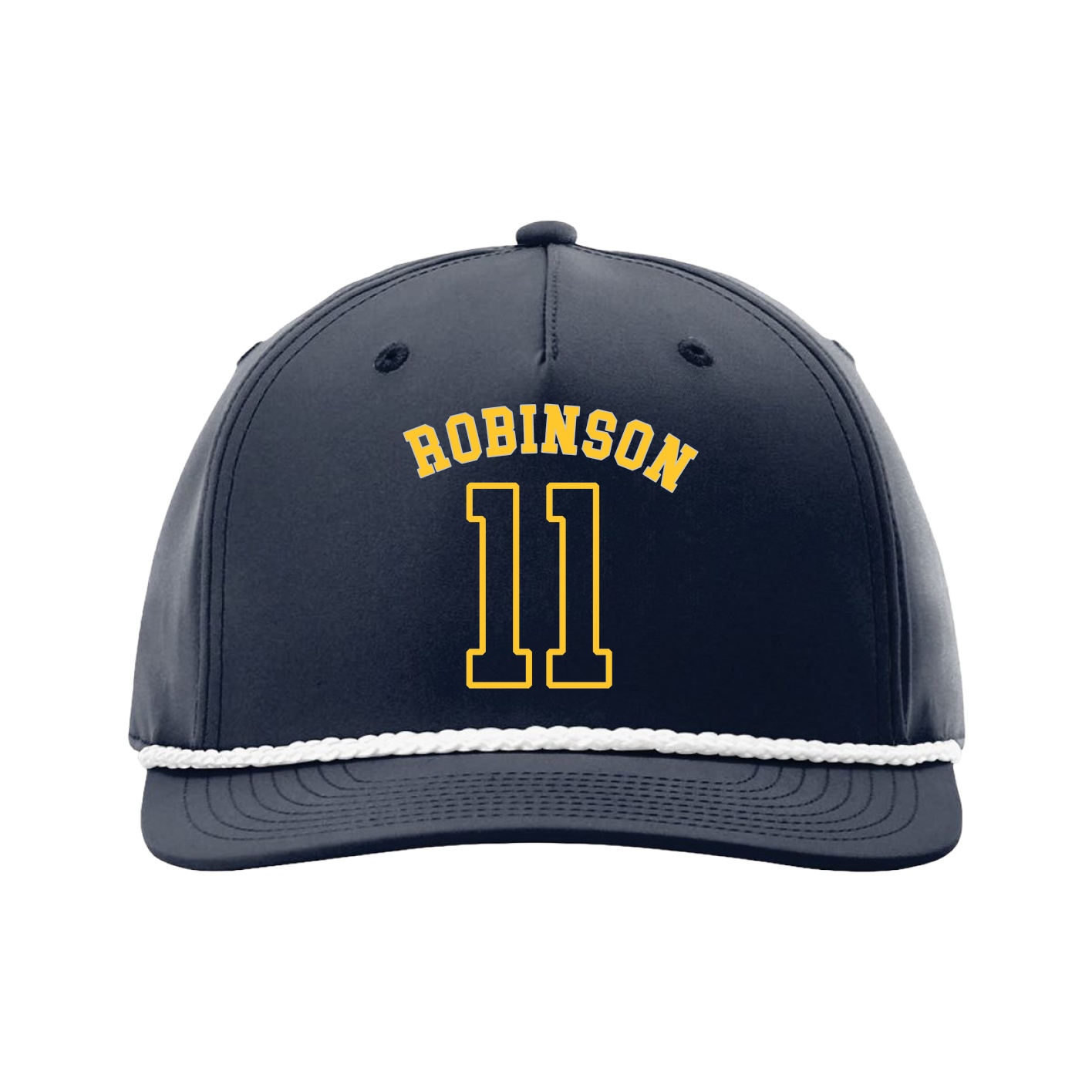 Five-Panel Classic Rope Cap — Shirsey Arch in Navy