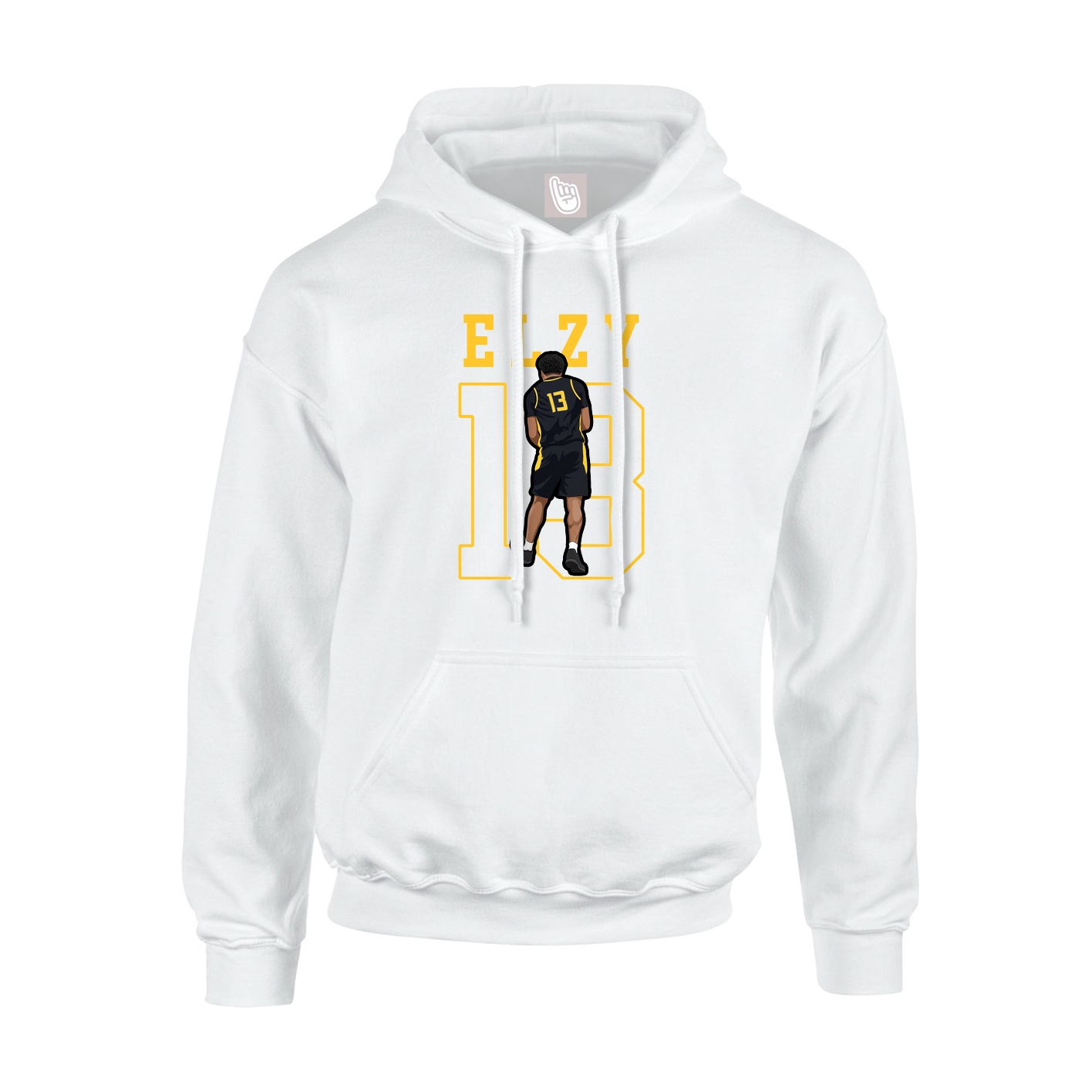 Hoodie — Shirsey in White