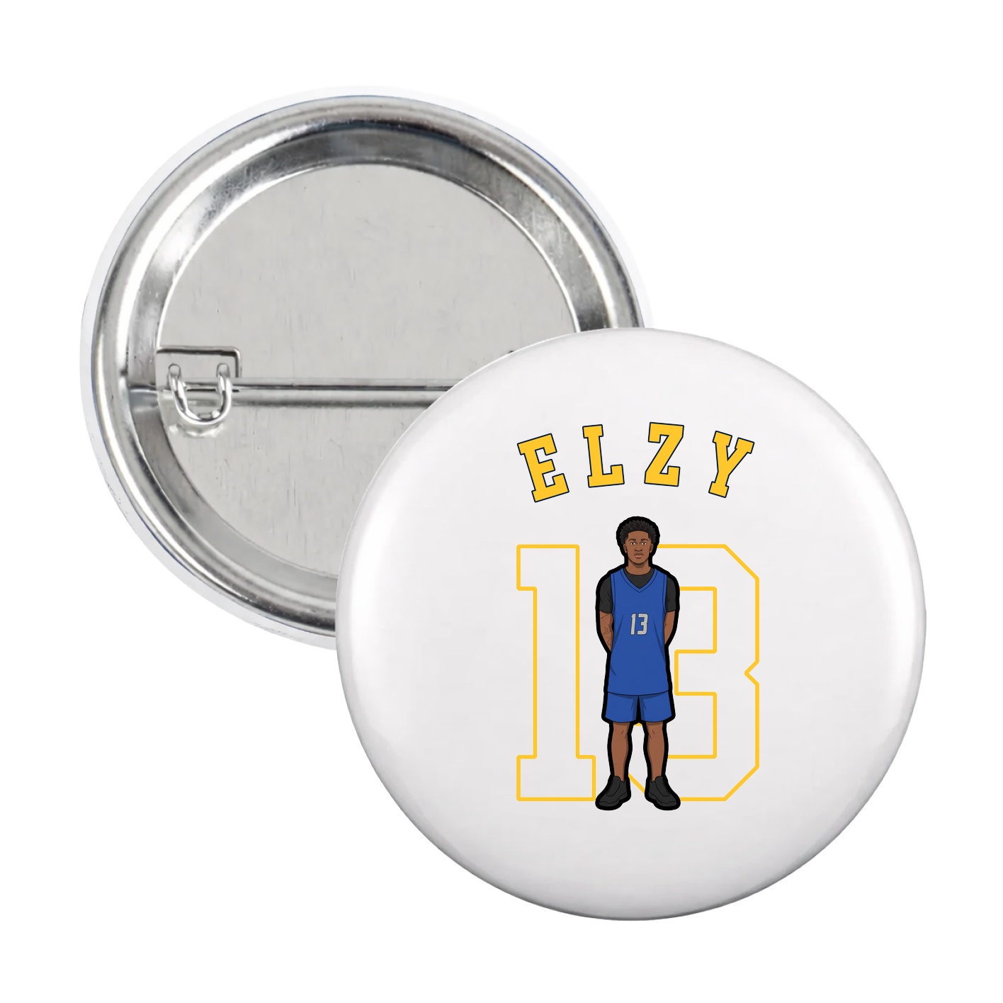 Game Day Button — Shirsey Arch in White