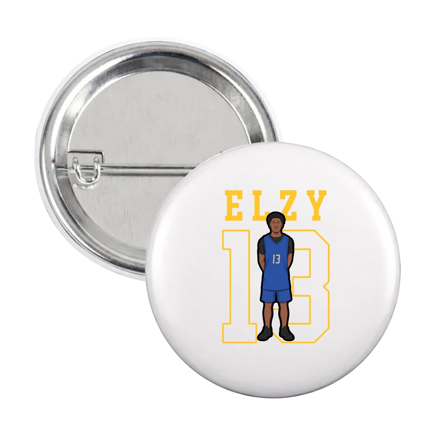 Game Day Button — Shirsey in White