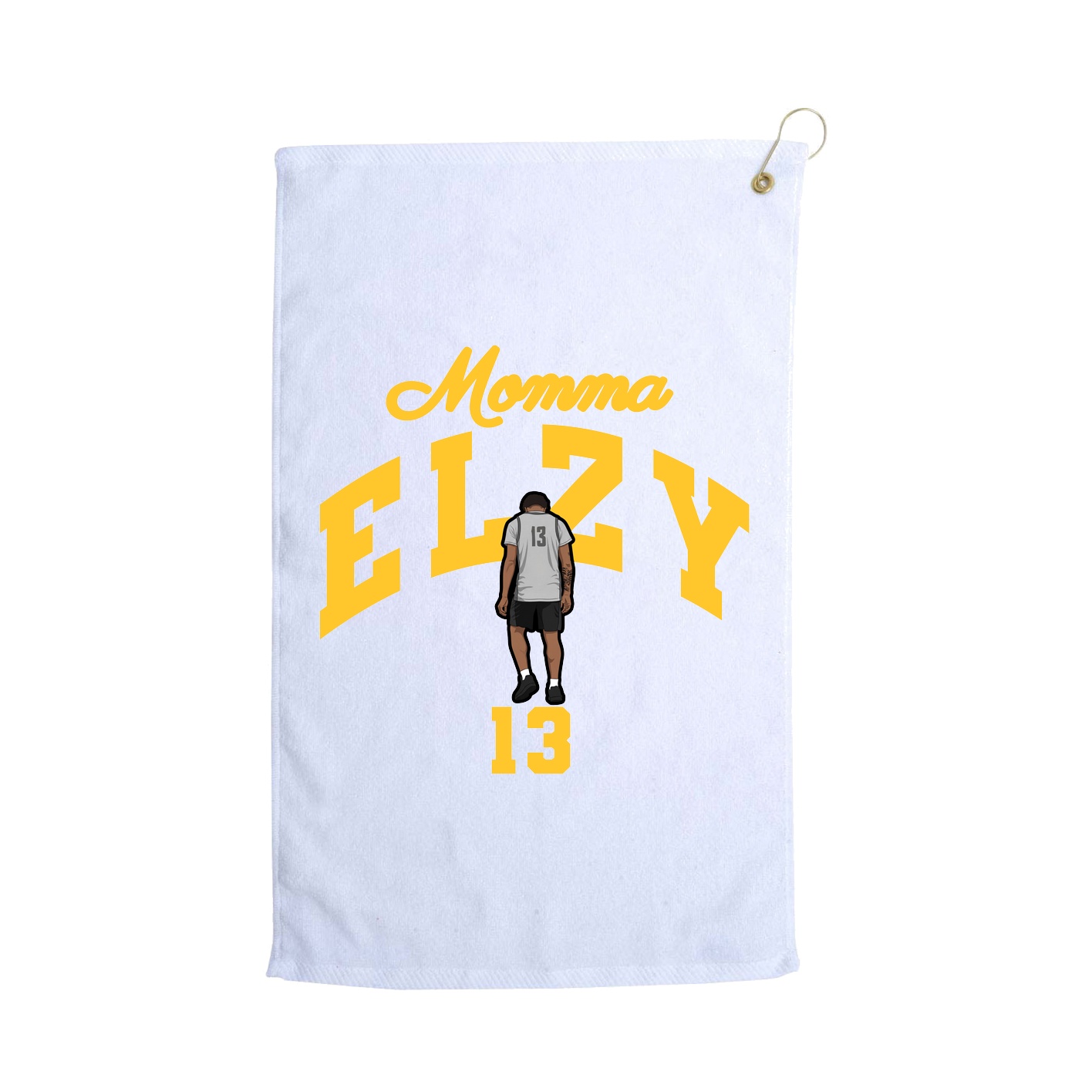 Golf Towel — Mothers Day Arch in White