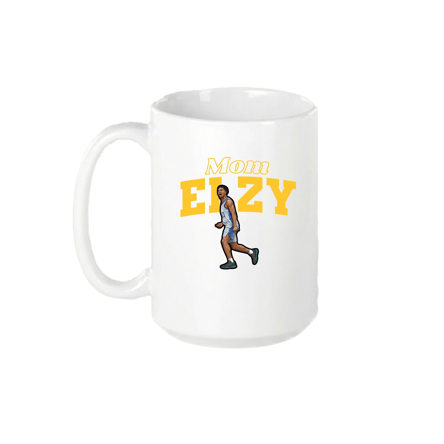 15oz Coffee Mug — Mothers Day Block in White