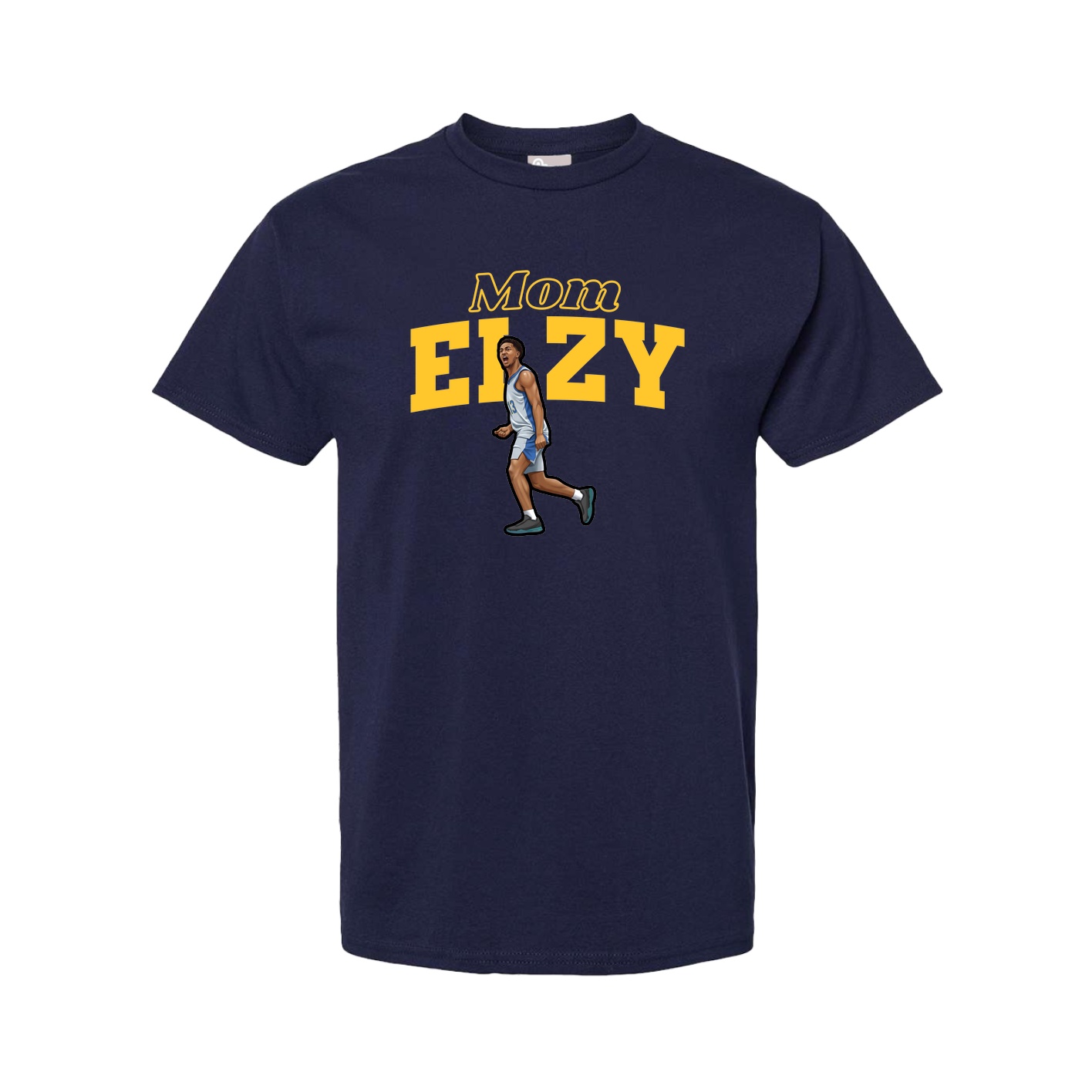 Youth Tee — Mothers Day Block in Navy