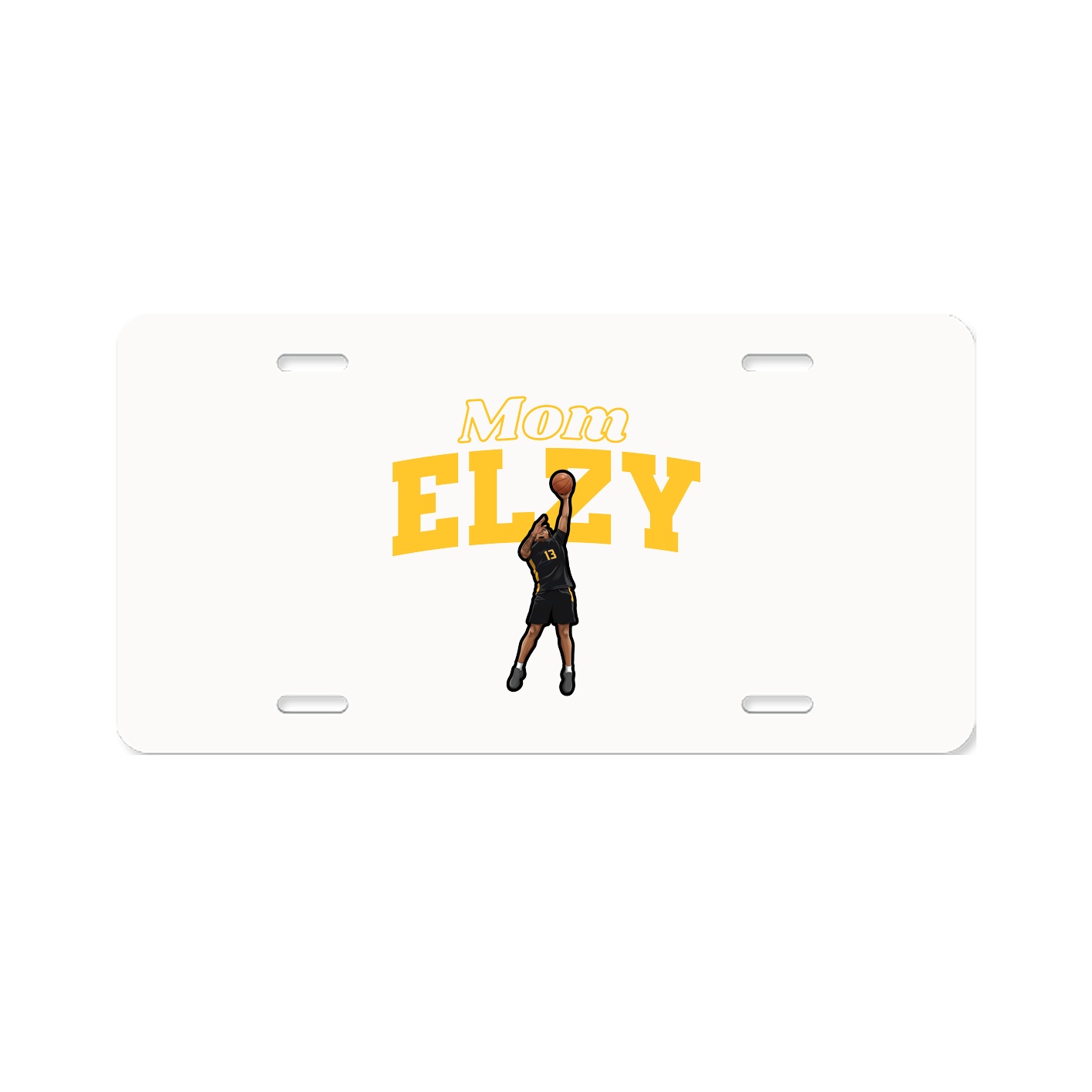 License Plate — Mothers Day Block in Classic