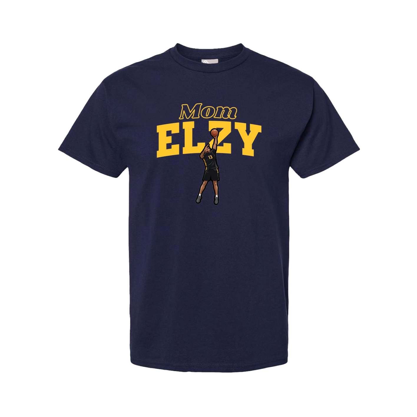 Youth Tee — Mothers Day Block in Navy
