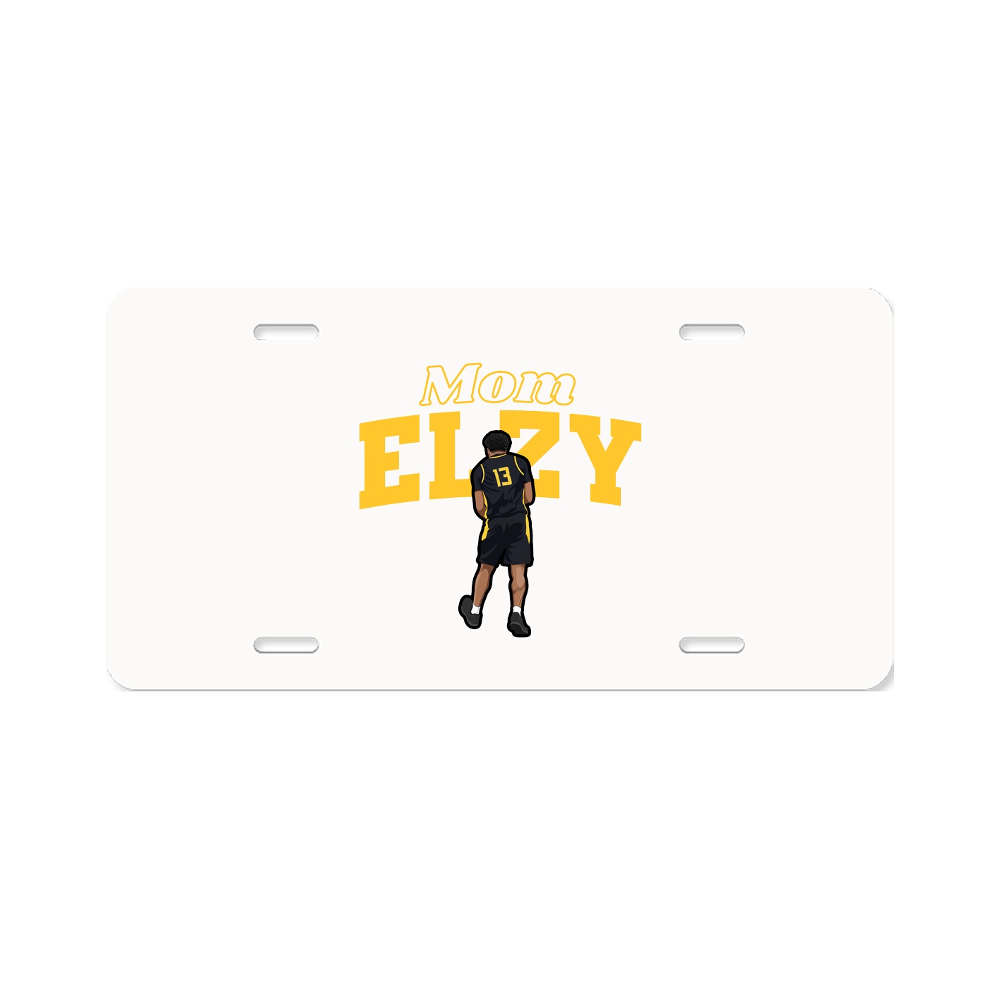 License Plate — Mothers Day Block in Classic