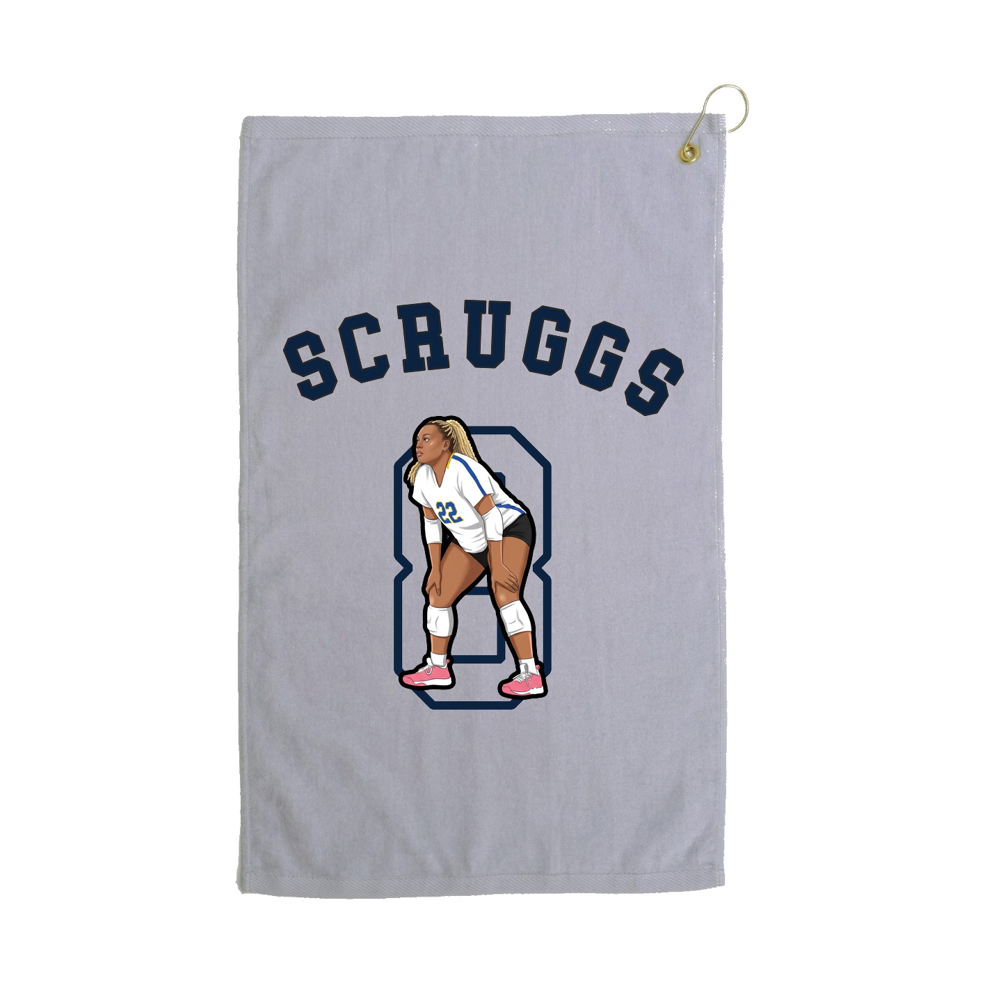 Golf Towel — Shirsey Arch in Grey