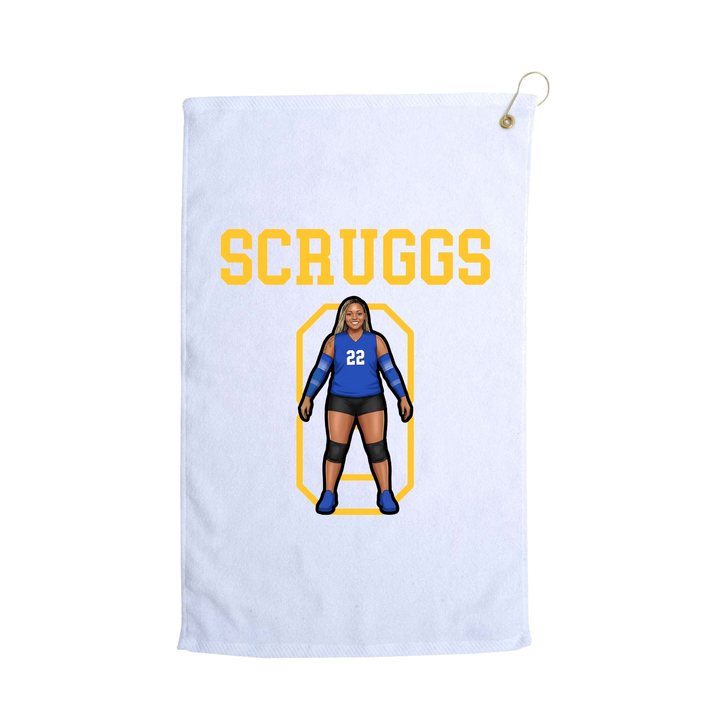Golf Towel — Shirsey in White