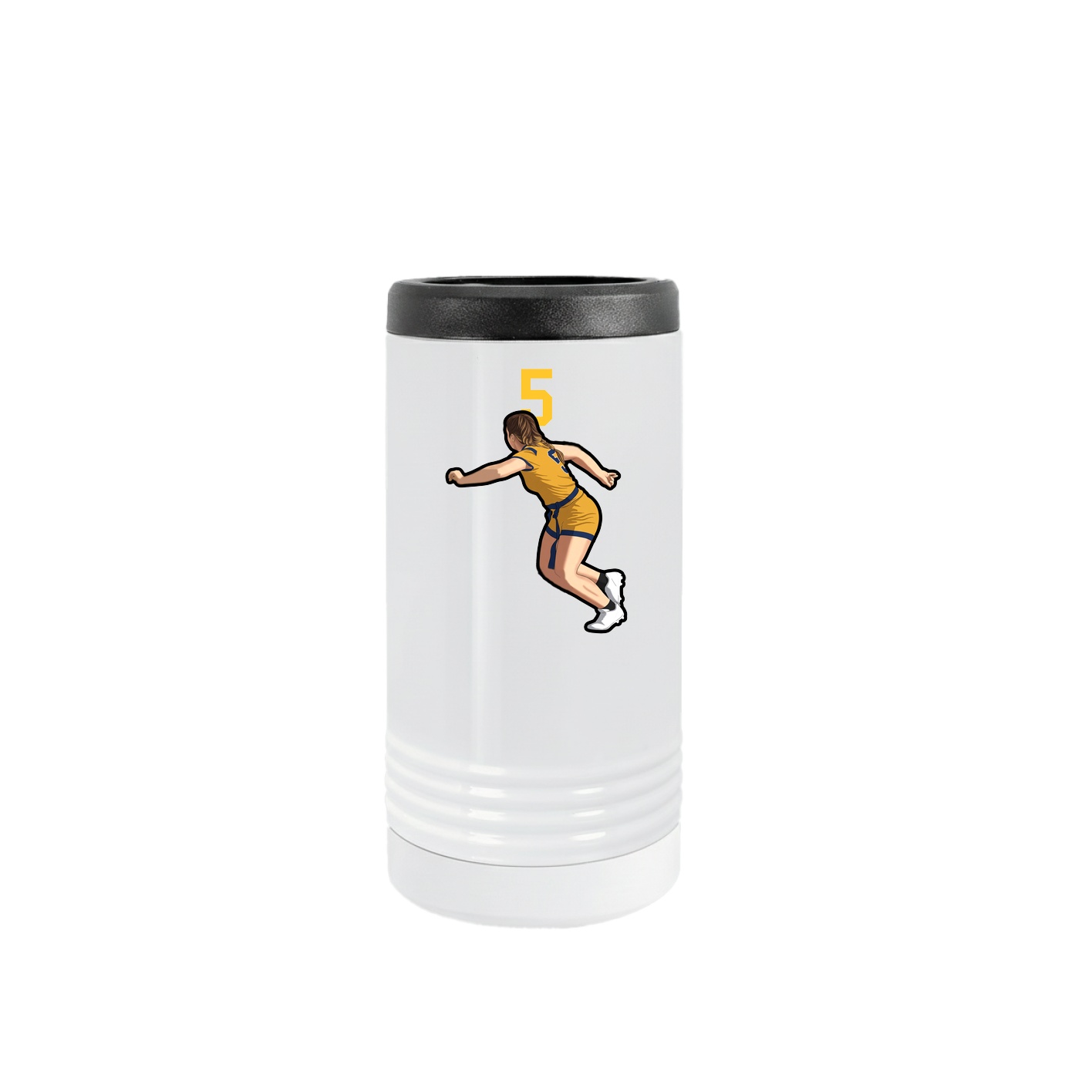 Slim Beverage Holder — Number Top in White