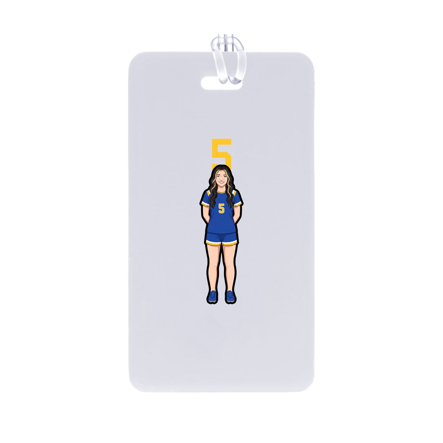 Bag Tag — Number Top in Classic