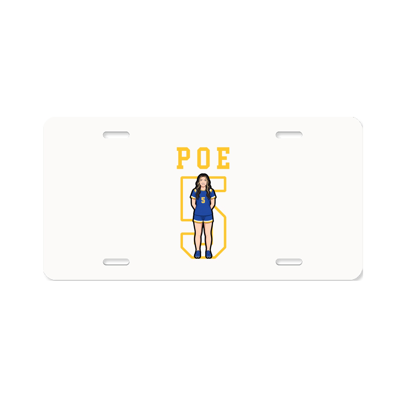 License Plate — Shirsey in Classic