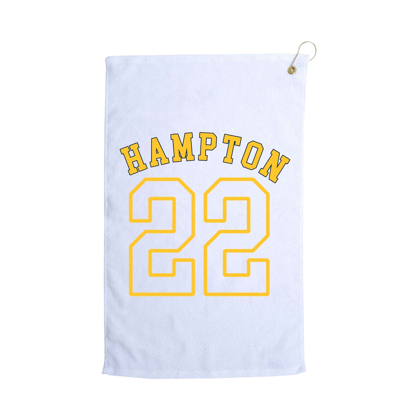 Golf Towel — Shirsey Arch in White