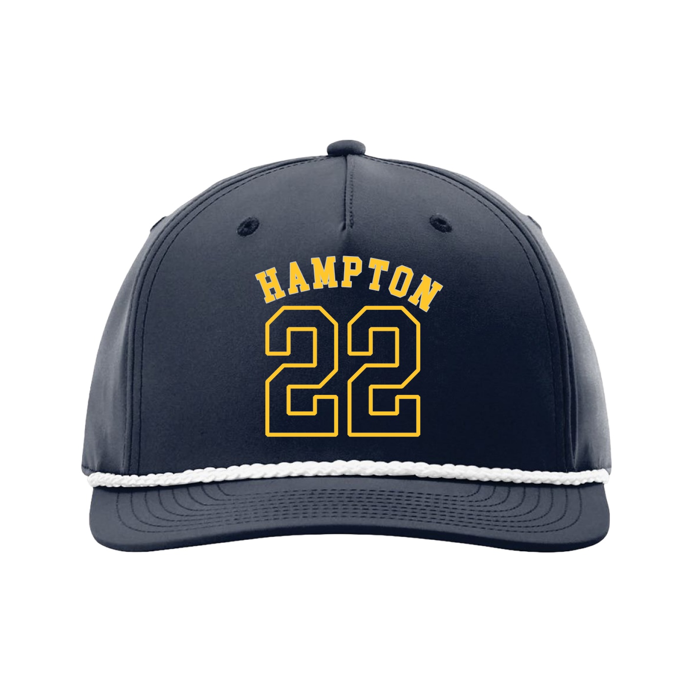Five-Panel Classic Rope Cap — Shirsey Arch in Navy