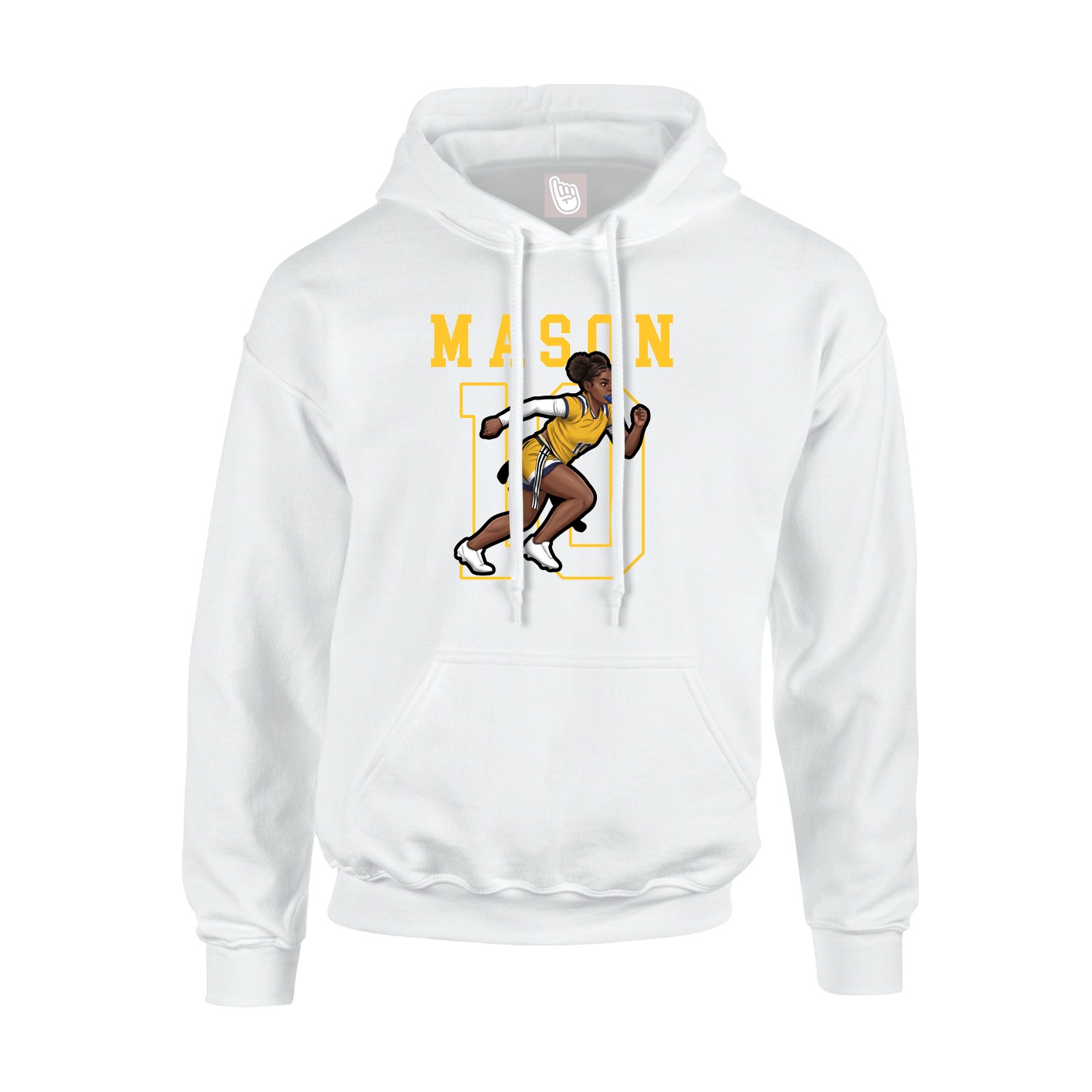Hoodie — Shirsey in White
