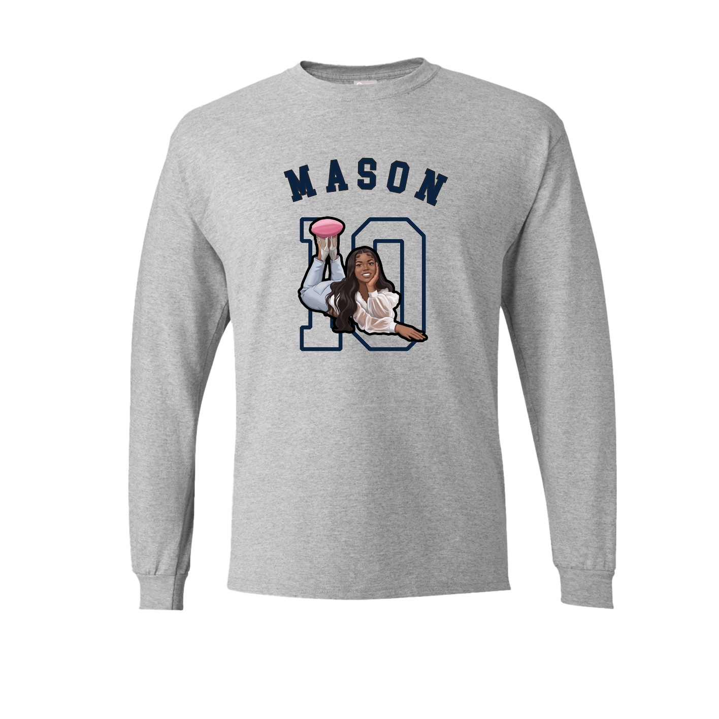 Long Sleeve Tee — Shirsey Arch in Grey
