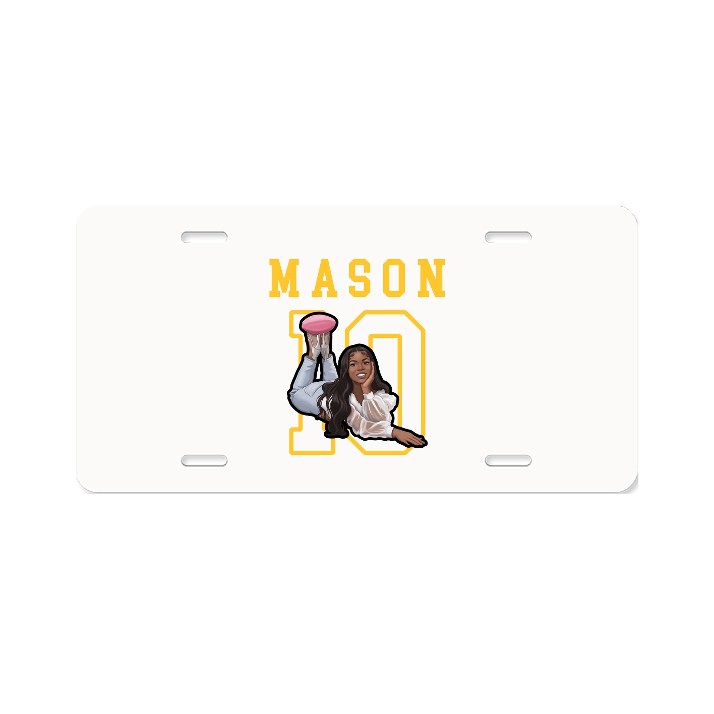 License Plate — Shirsey in Classic