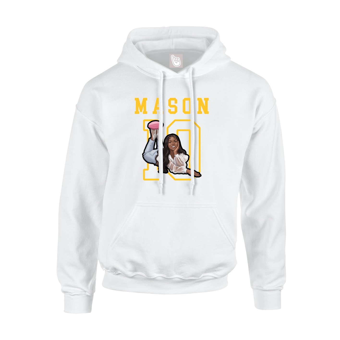 Youth Hoodie — Shirsey in White