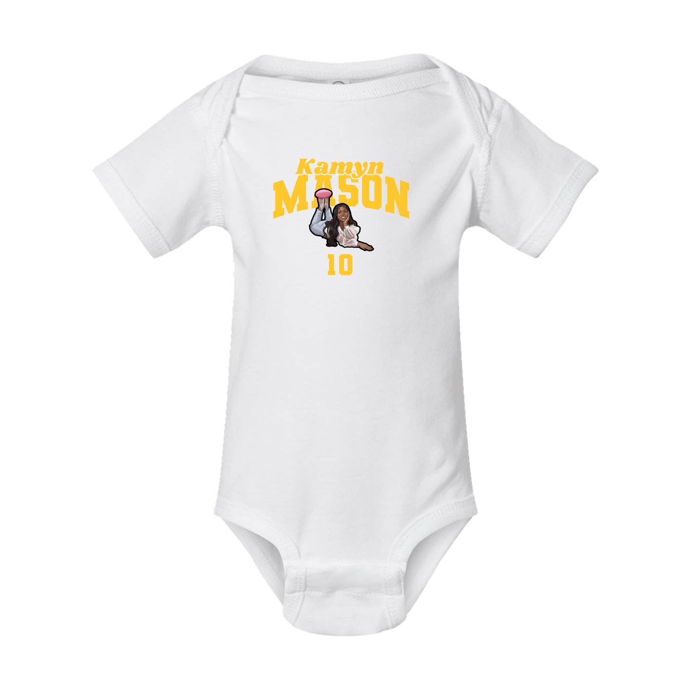 Baby Onesie — Signature Arch in White