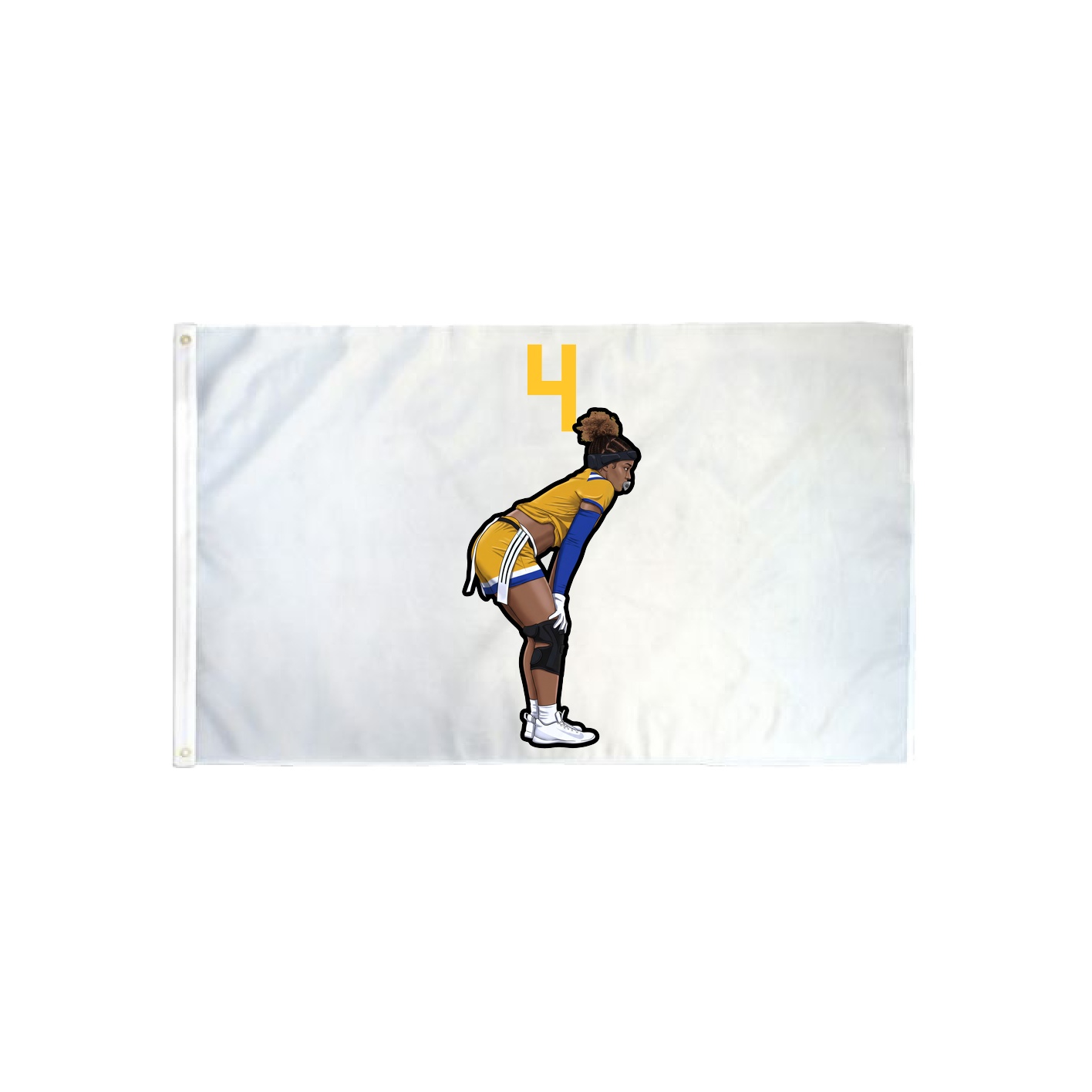 3x5 Flag — Number Top in Classic