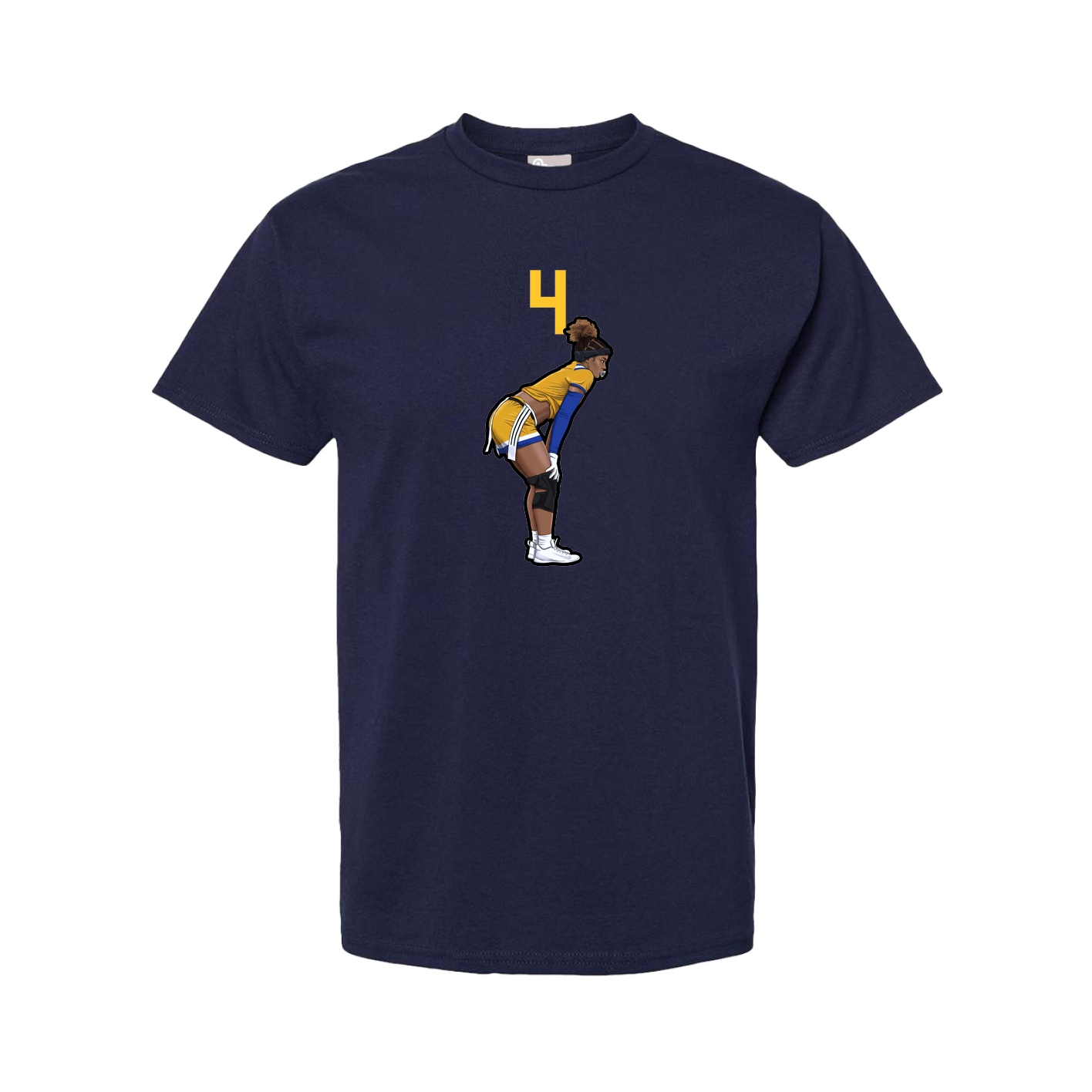 Tee — Number Top in Navy