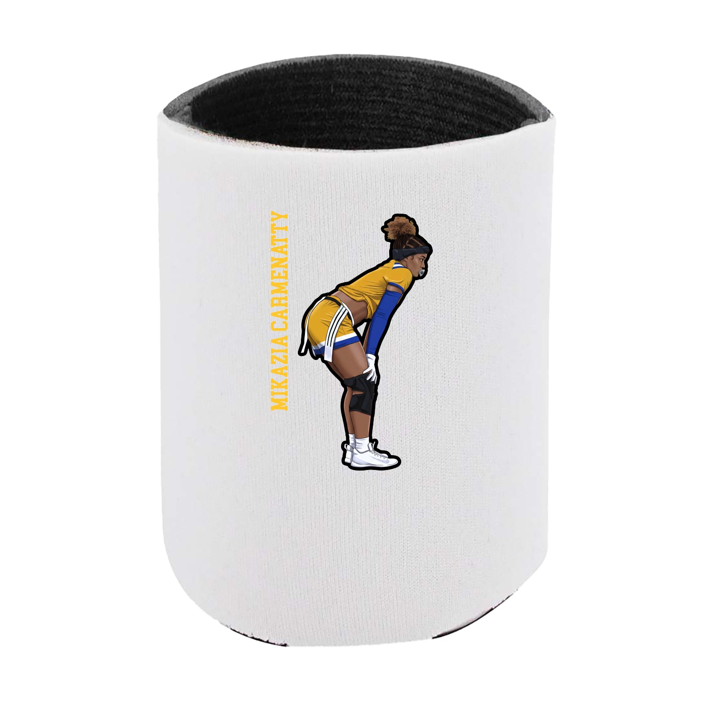 Can Holder — Name Vertical in White