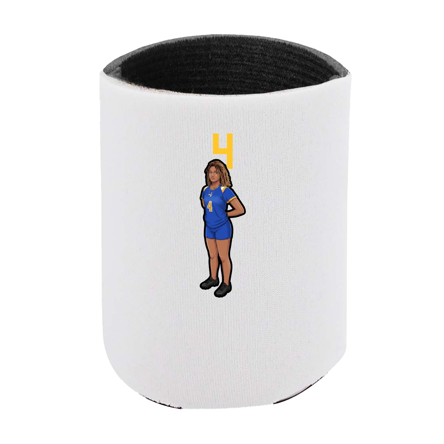 Can Holder — Number Top in White