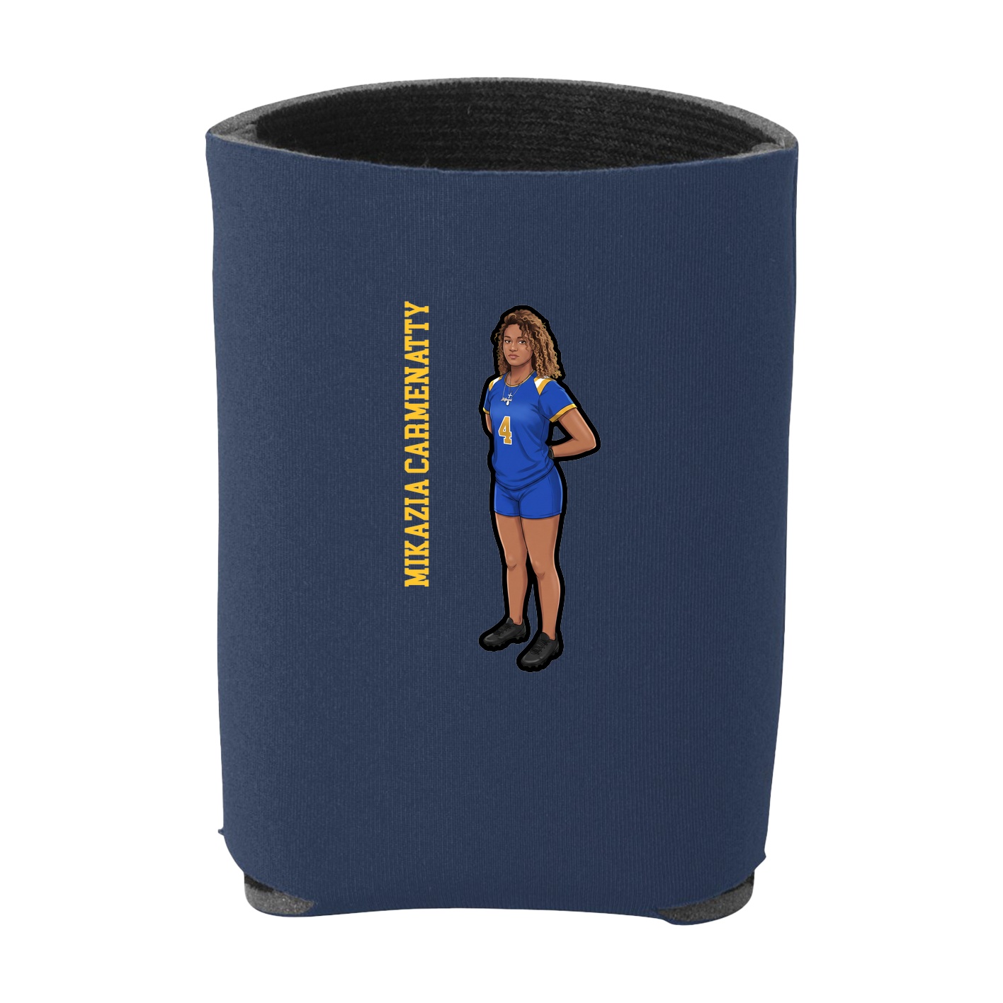 Can Holder — Name Vertical in Navy