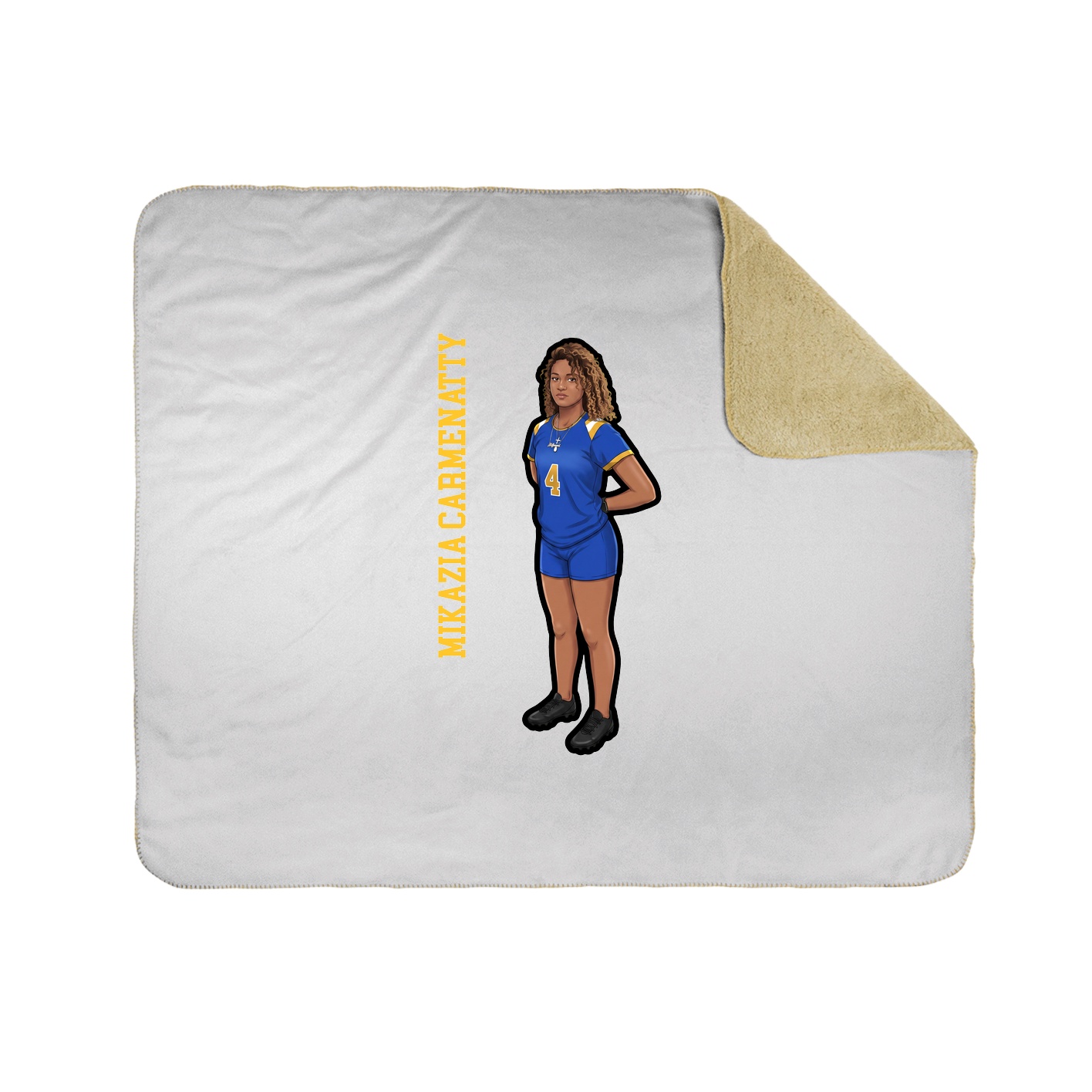 50x60 Sherpa Lined Throw Blanket