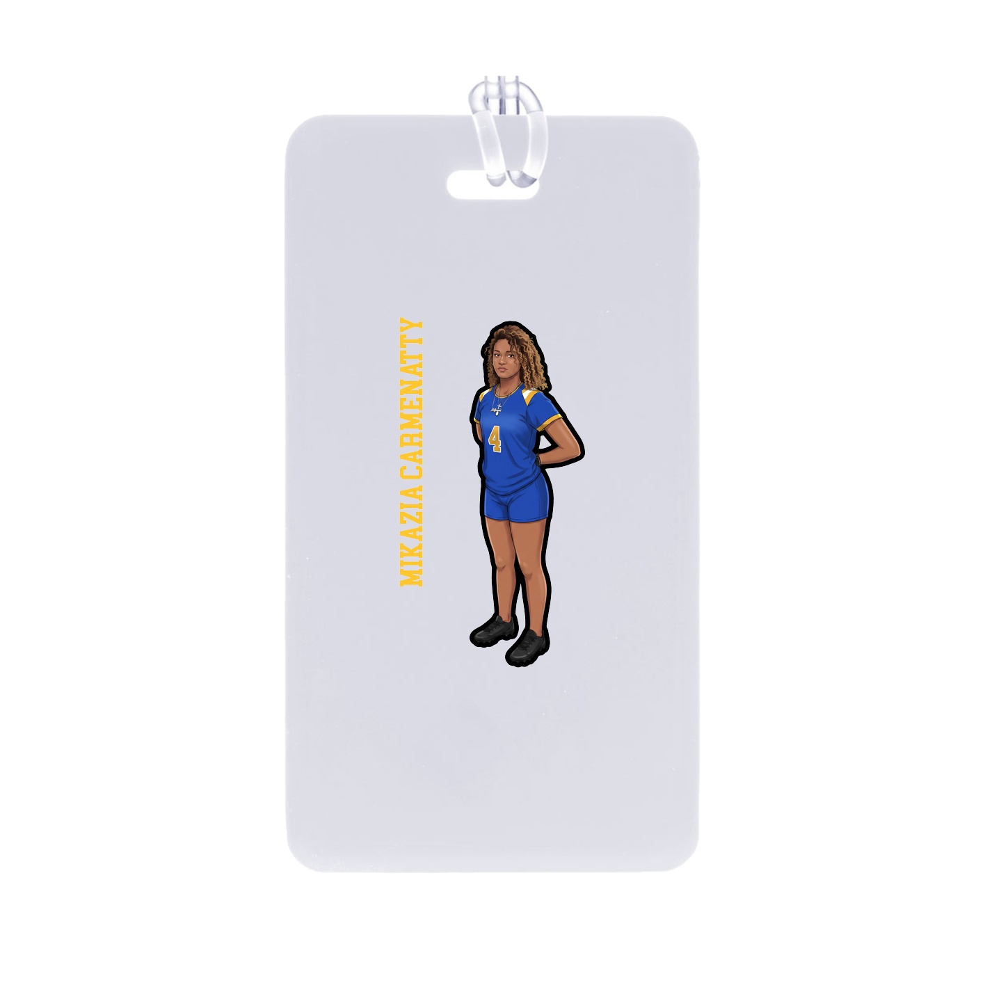 Bag Tag — Name Vertical in Classic