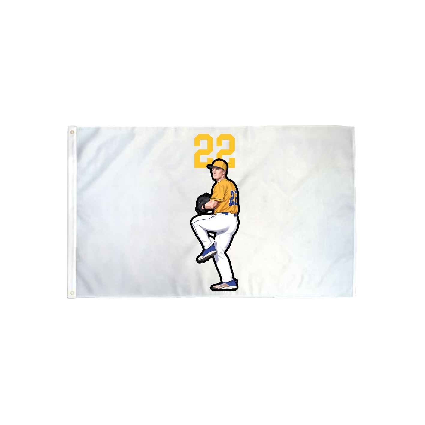3x5 Flag — Number Top in Classic
