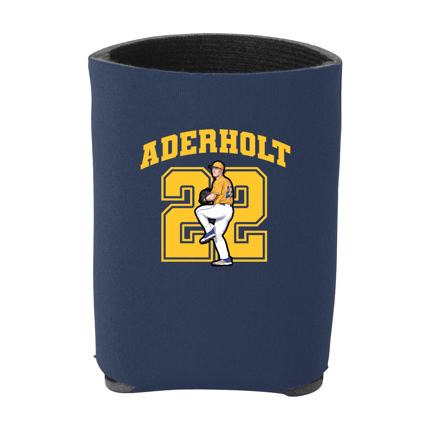 Can Holder — Number in Navy