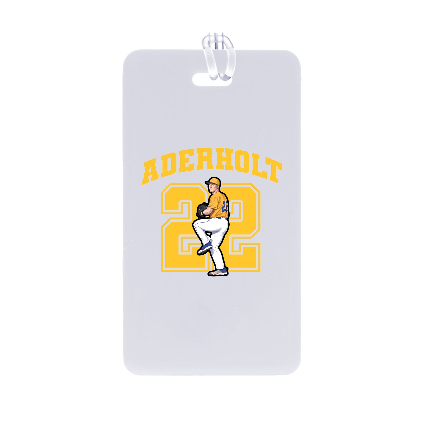 Bag Tag — Number in Classic