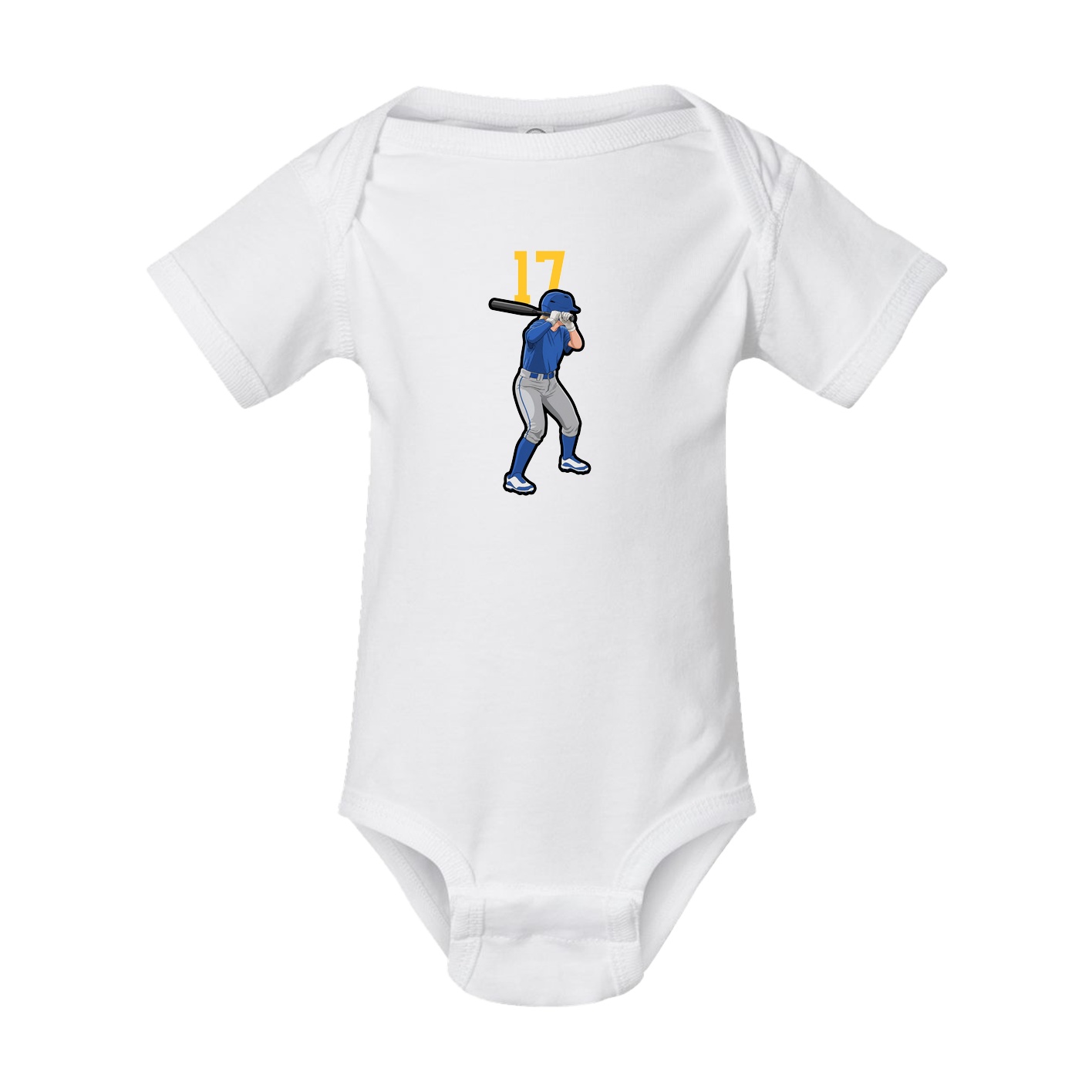 Baby Onesie — Number Top in White