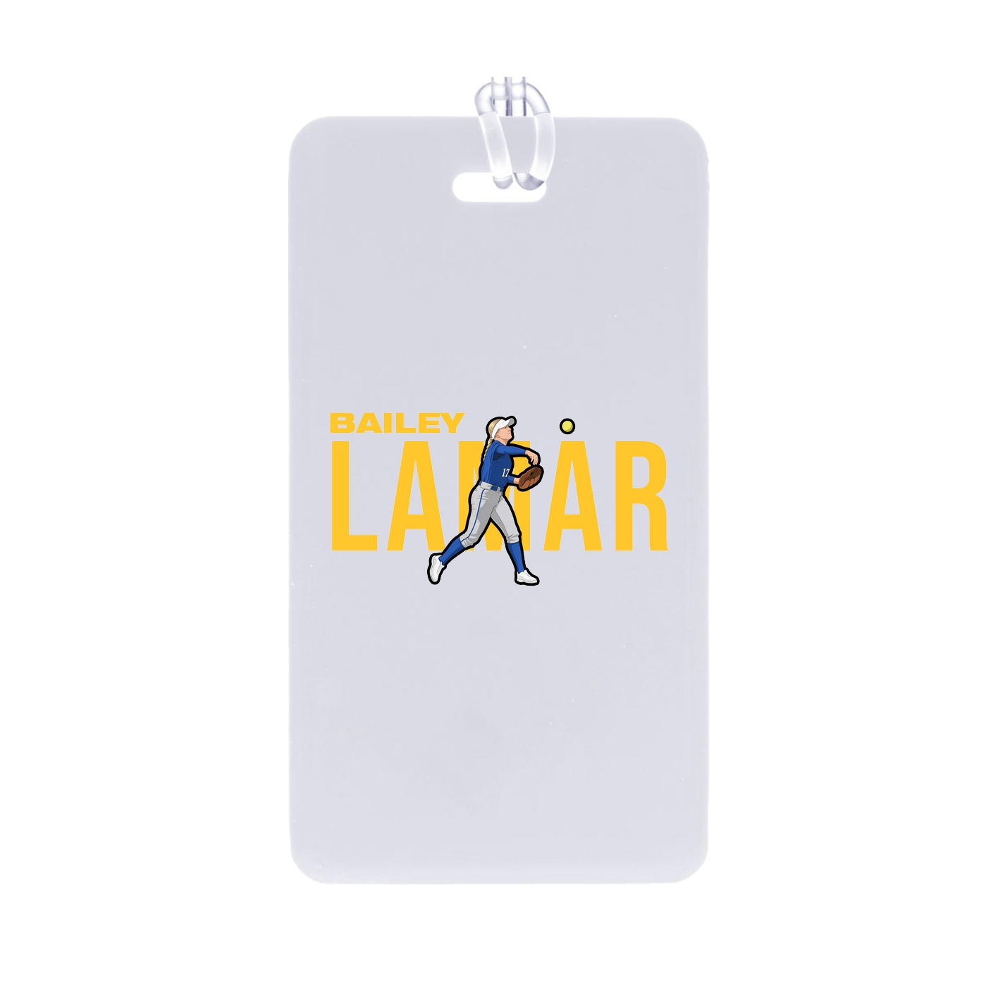 Bag Tag — Player Name in Classic