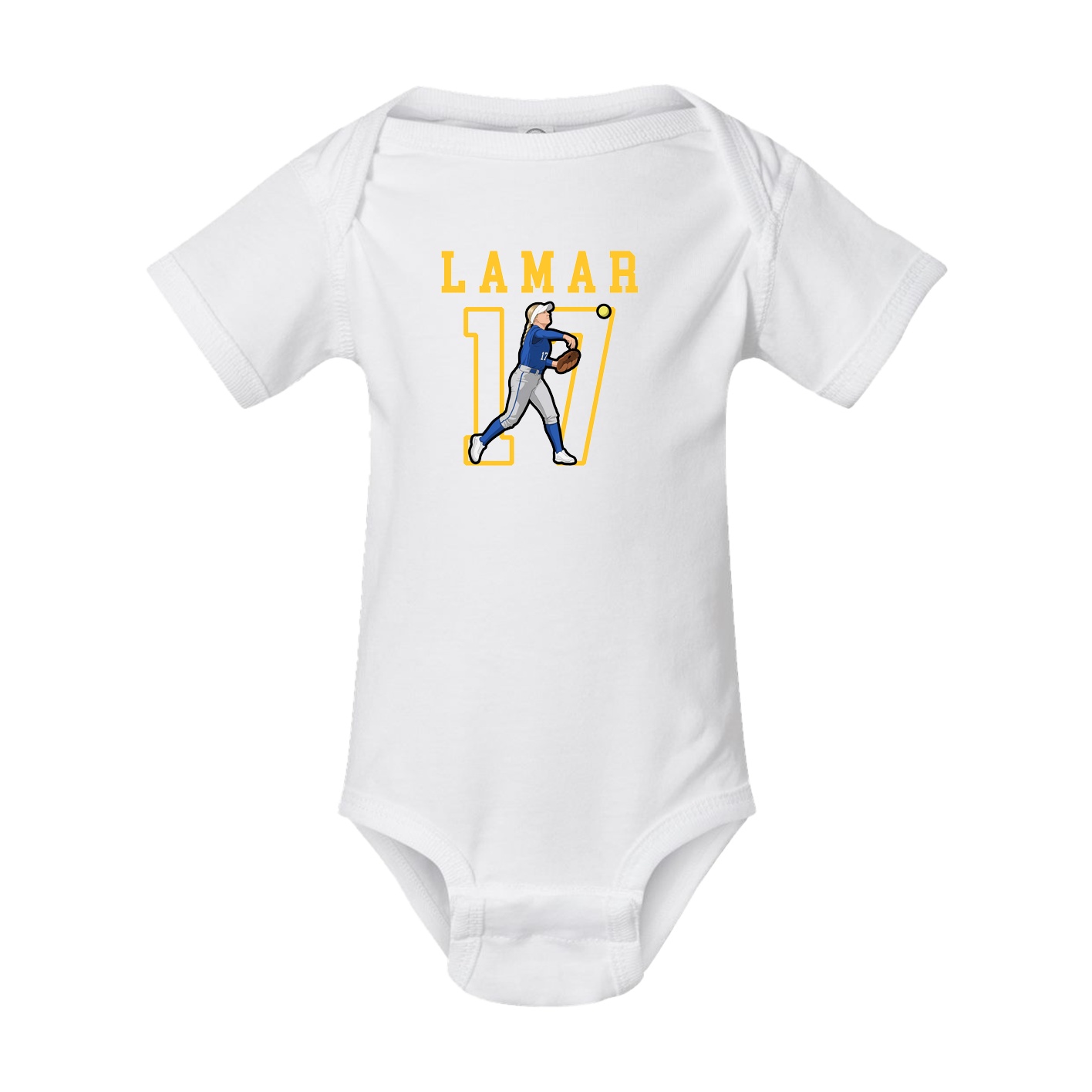 Baby Onesie — Shirsey in White