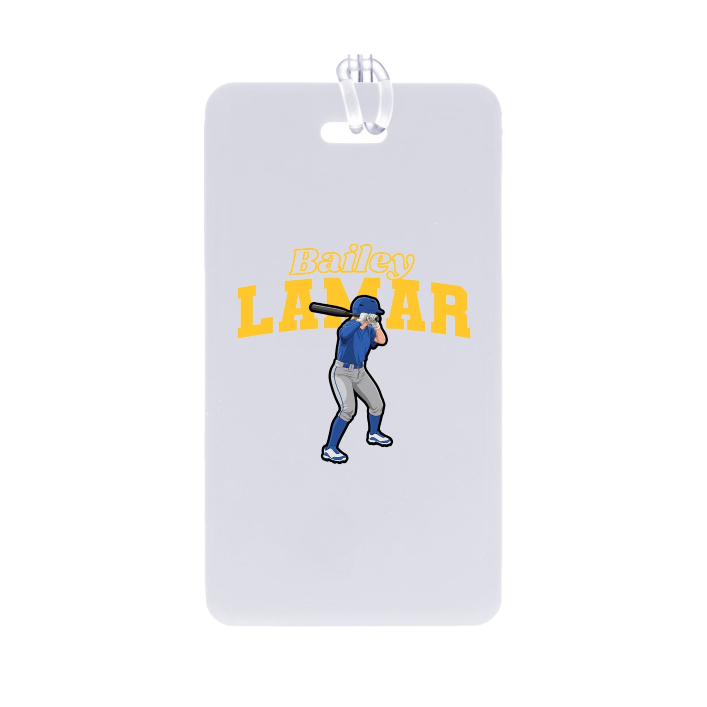 Bag Tag — Name Arch in Classic