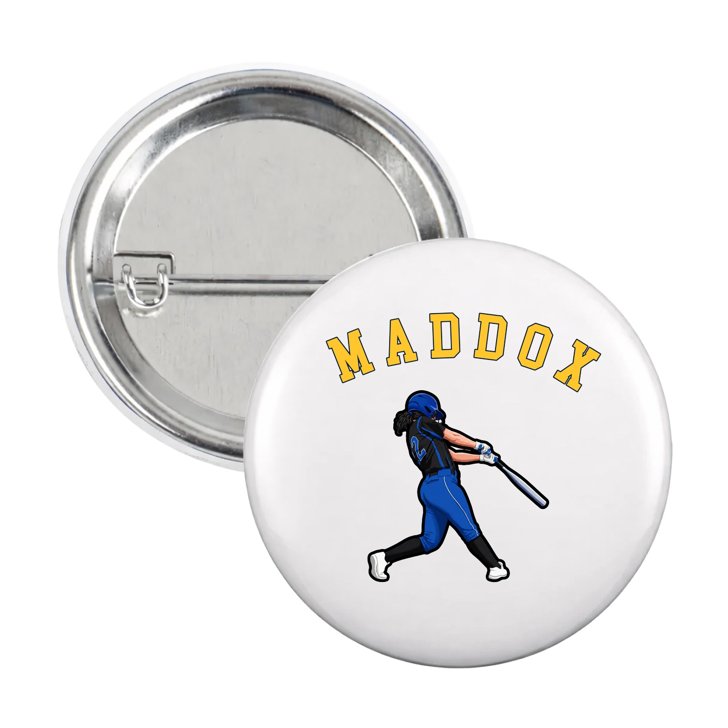 Game Day Button — Shirsey Arch in White